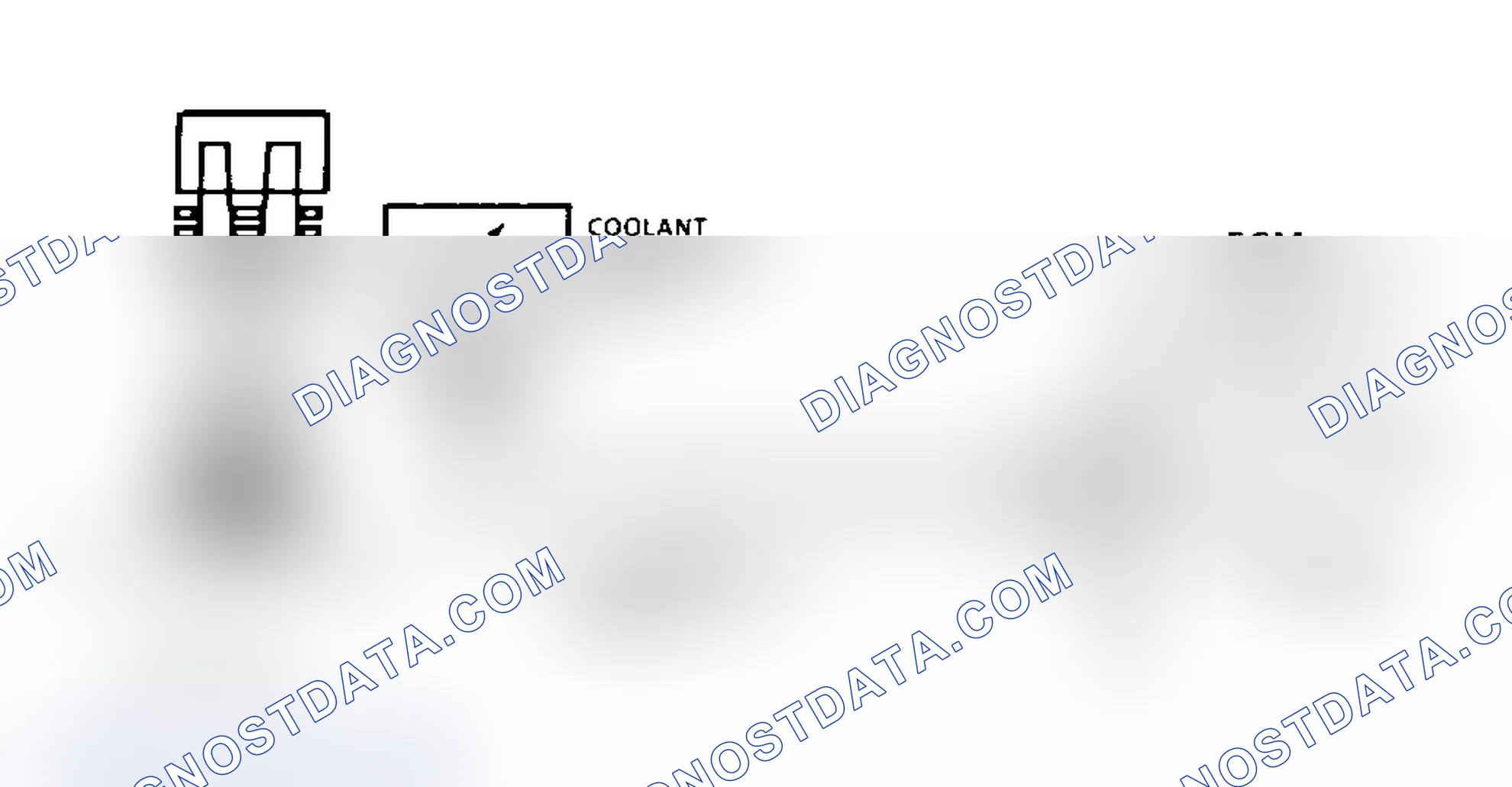 Scheme 35: Code 14 Schematic (5.7L) Coolant Sensor Signal Voltage Low