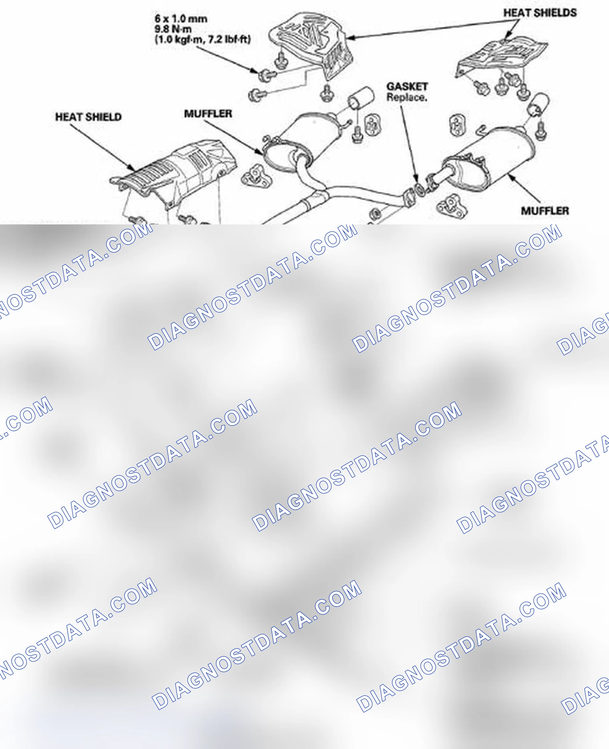Scheme 40: Exhaust Pipe and Muffler Replacement