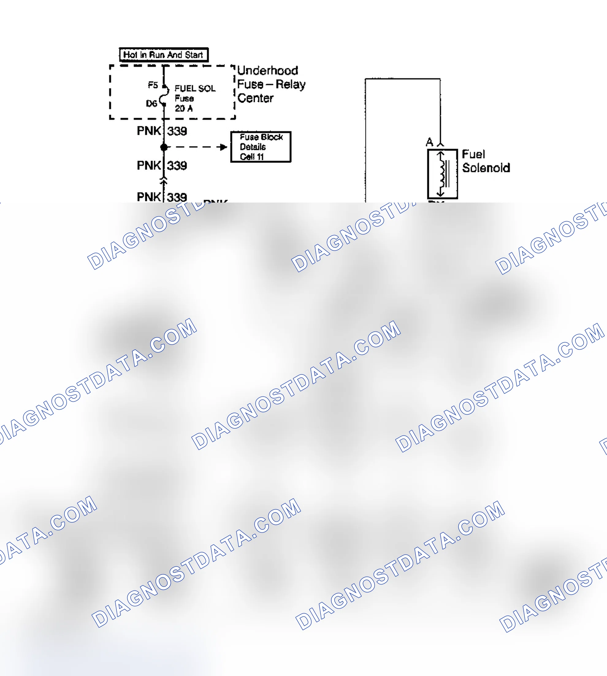 Scheme 28: Engine Shutoff Solenoid Control Circuit Diagram