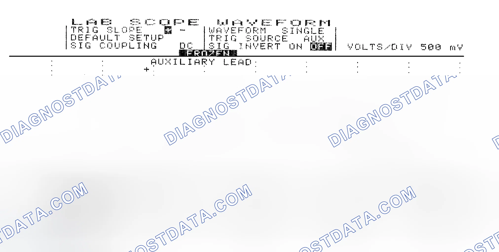 Scheme 14: Single Injector w/Excessive Current Flow - Current Pattern