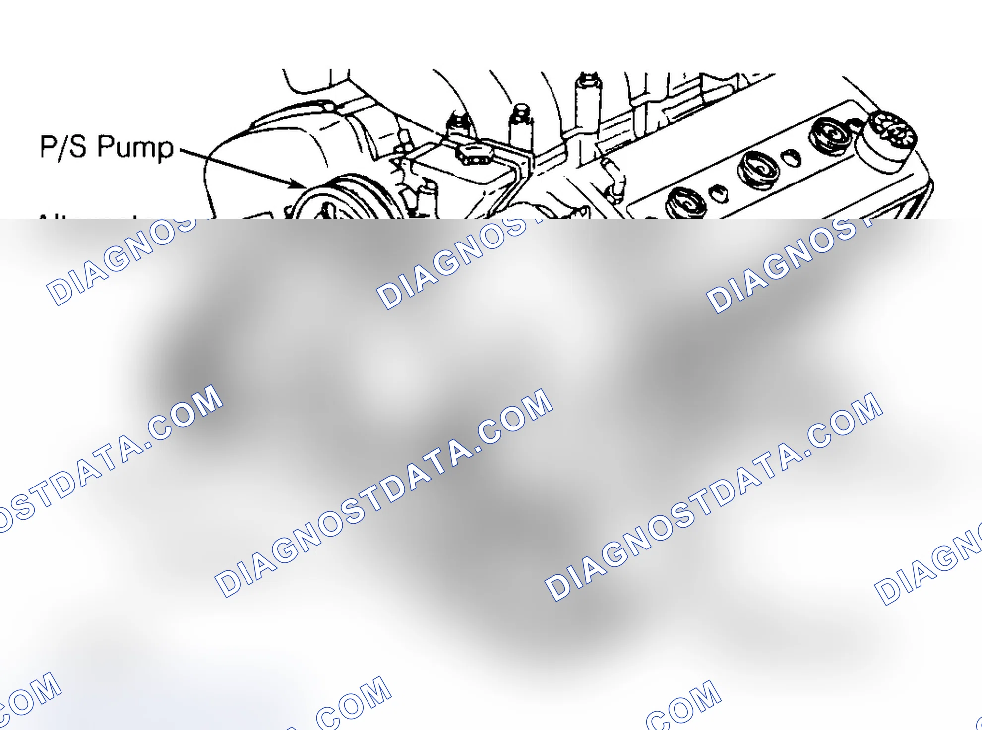 Scheme 10: Serpentine Belt Routing (3.4L Exc. Camaro/Firebird)