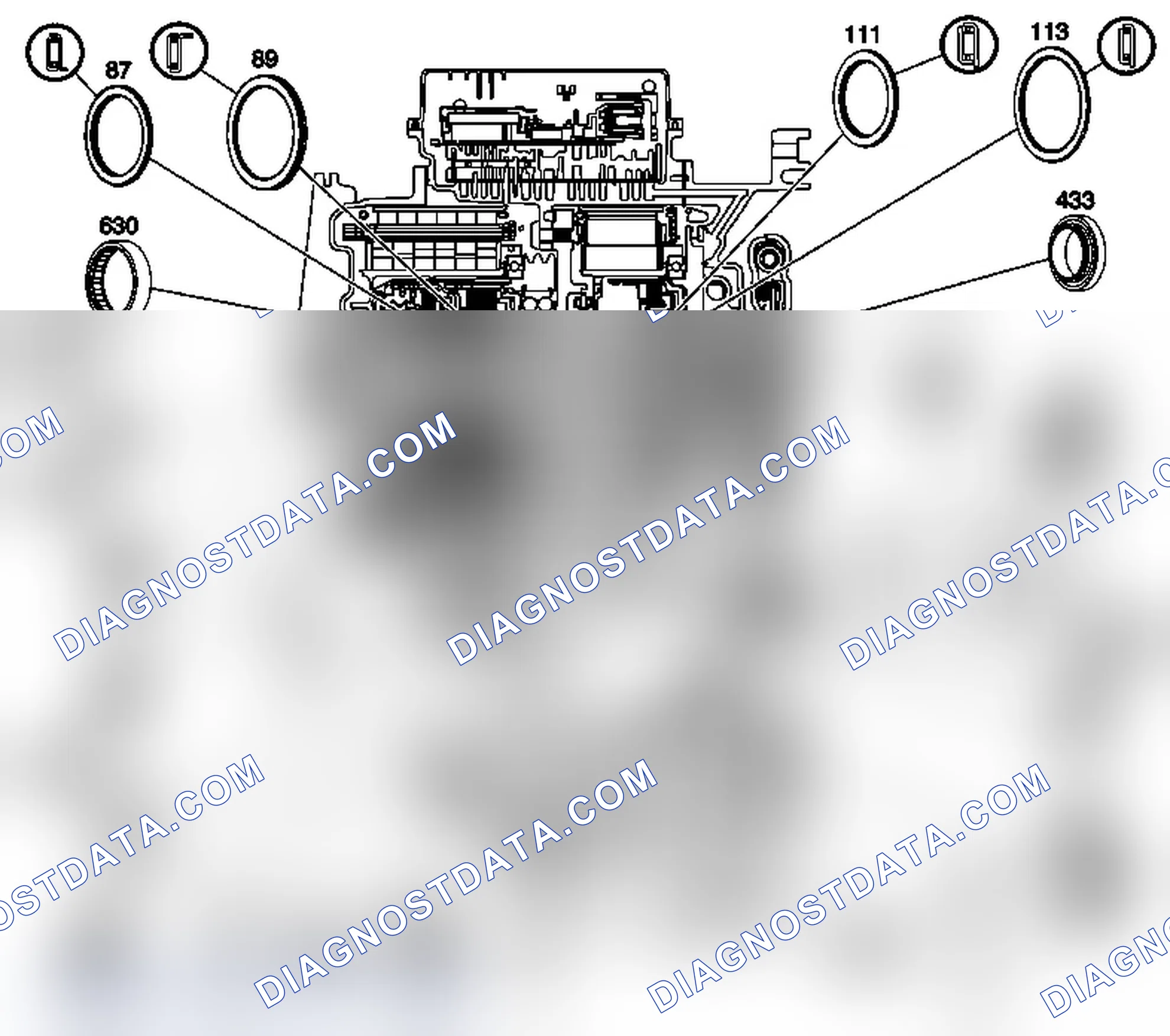 Scheme 209: Location Of The Bushings, Bearings, and Washers