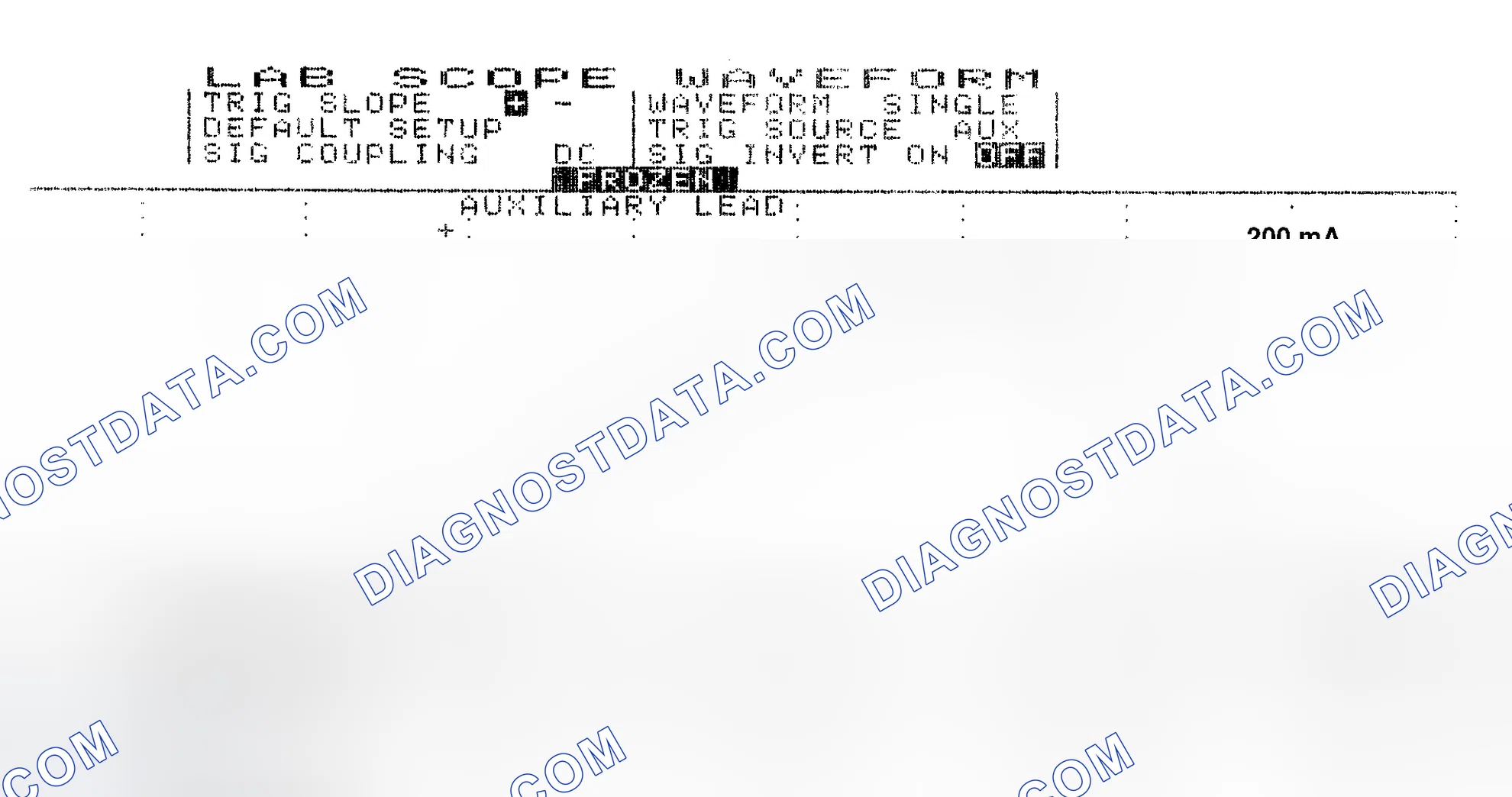 Scheme 13: Single Injector w/Normal Current Flow - Current Pattern