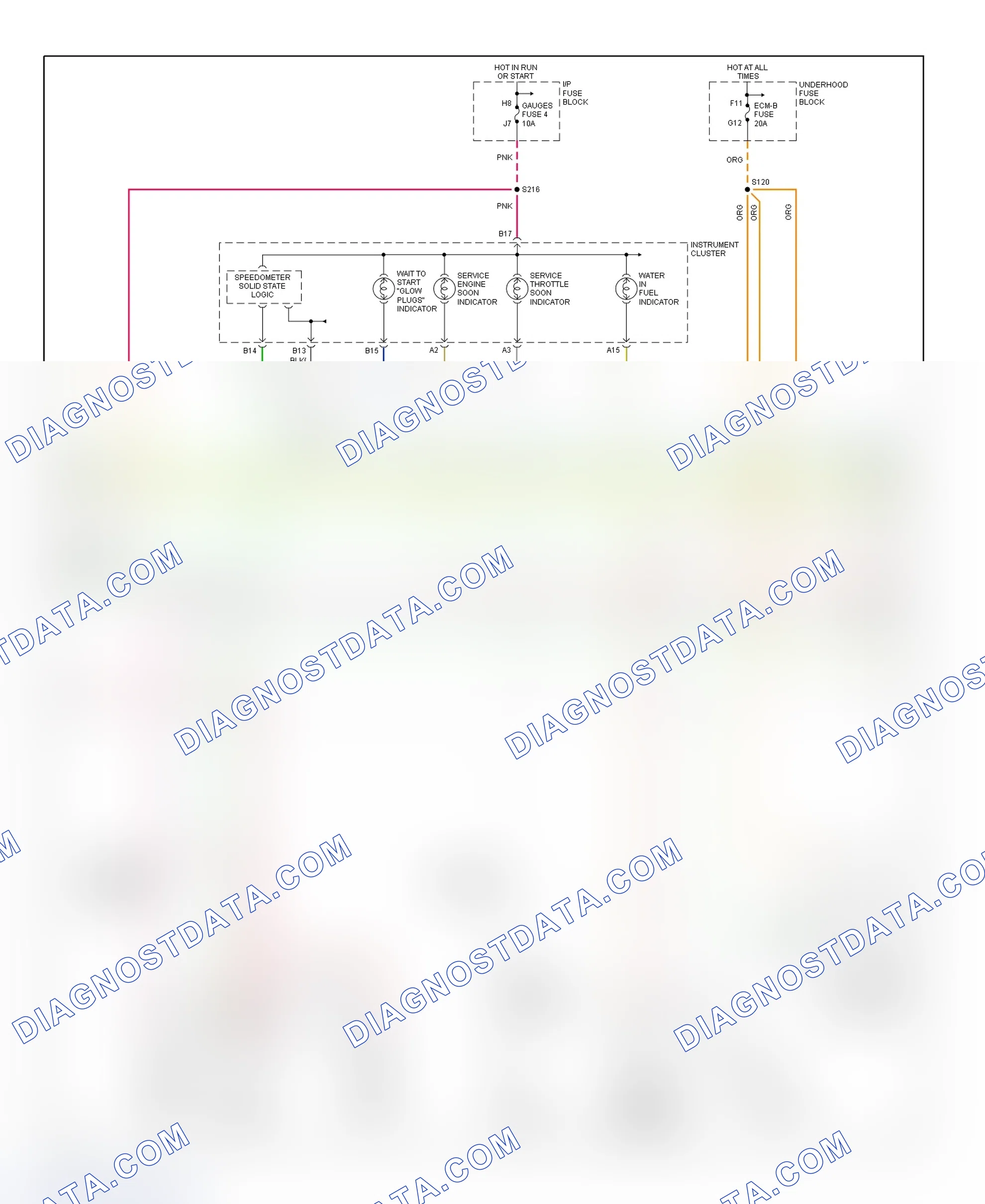 Scheme 64: PCM Wiring Diagram (Chevy Express & Savana - 6.5L - Federal - 3 Of 4)
