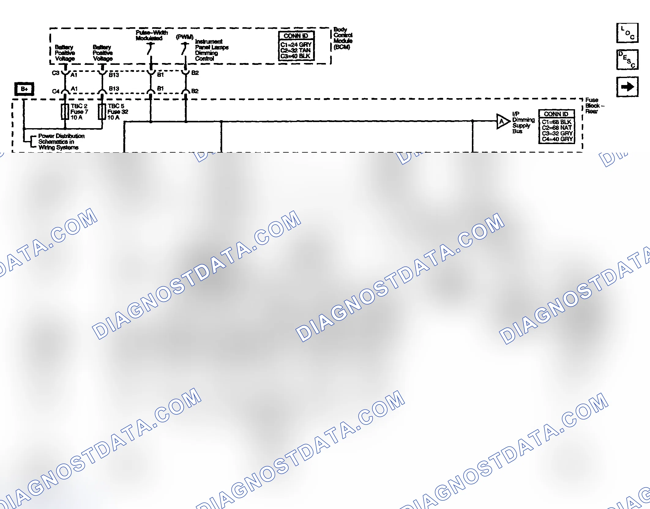 Scheme 18: Interior Lights Dimming Schematics