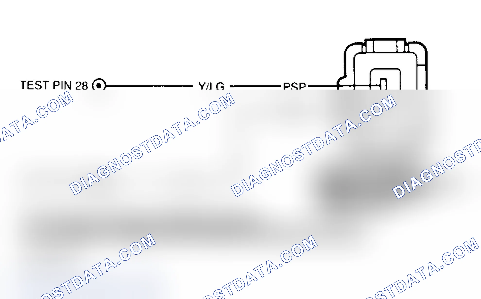 Scheme 22: Power Steering Pressure (PSP) Switch Circuit (Bronco)