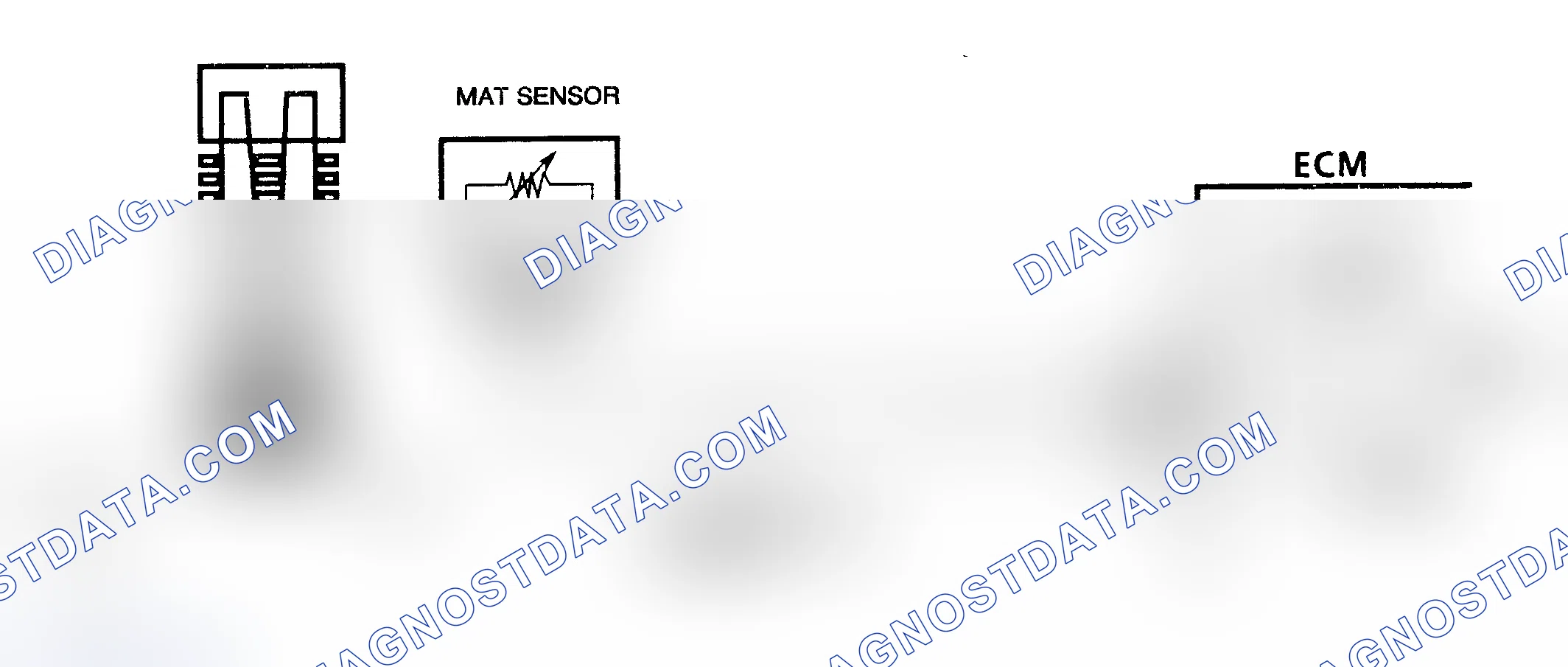 Scheme 84: Code 23 Schematic (2.5L & 4.3L Turbo) MAT Sensor Temperature Low