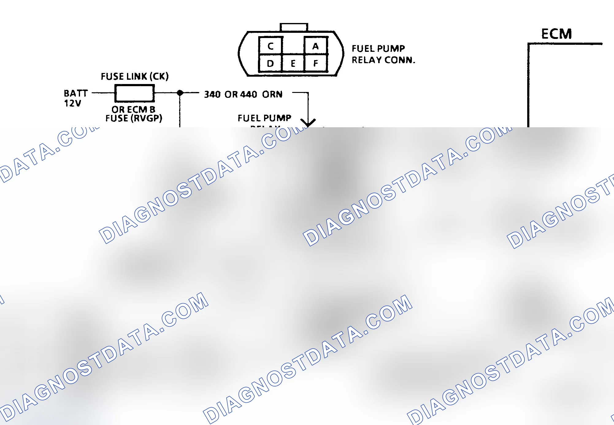 Scheme 21: Chart A-5 Schematic, Fuel Pump Ckt Diagnosis (C, K, R, V, G, P & GP Series) One Fuel Tank