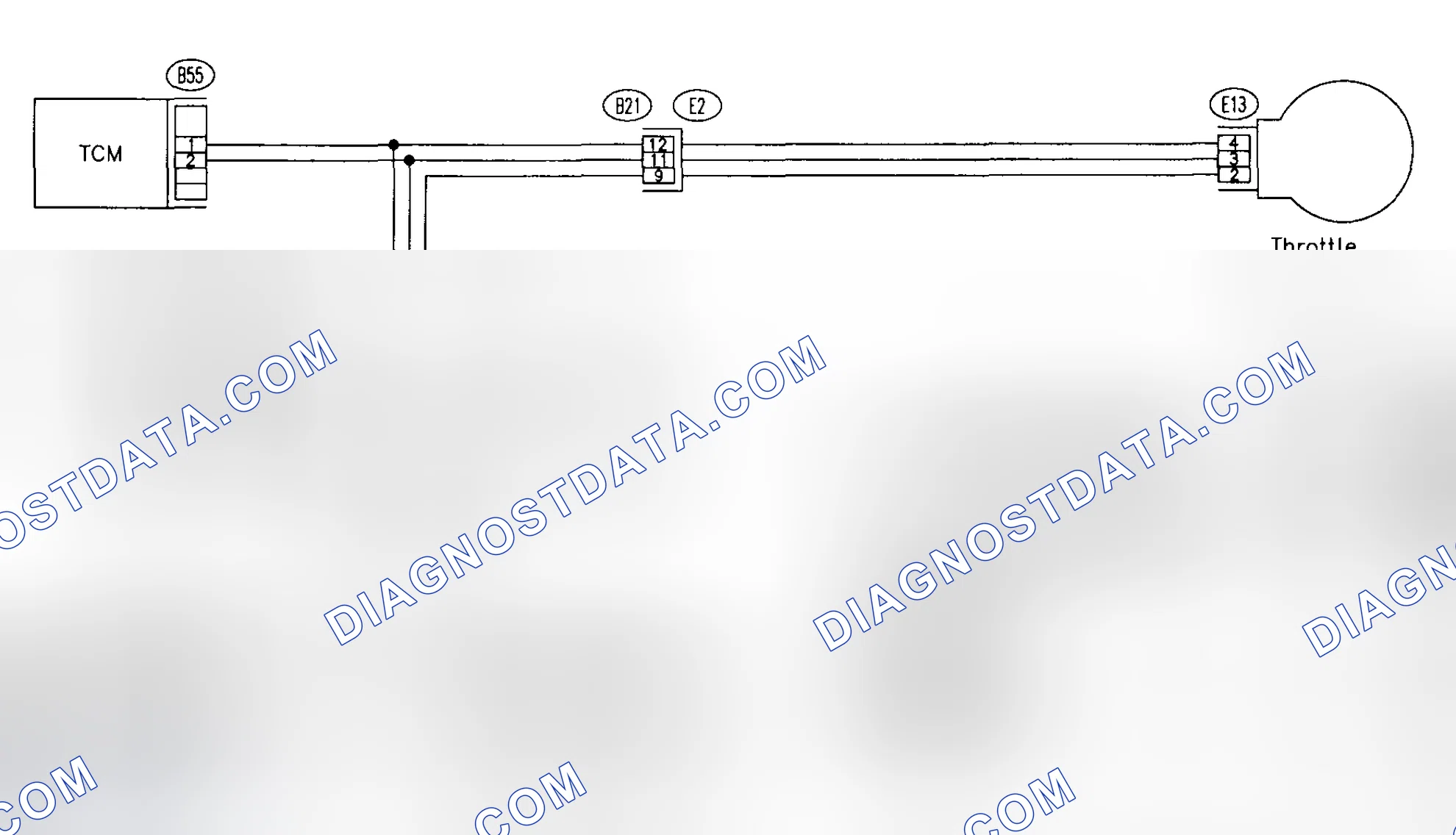 Scheme 431: Input Signal Circuit Of Throttle Position Sensor