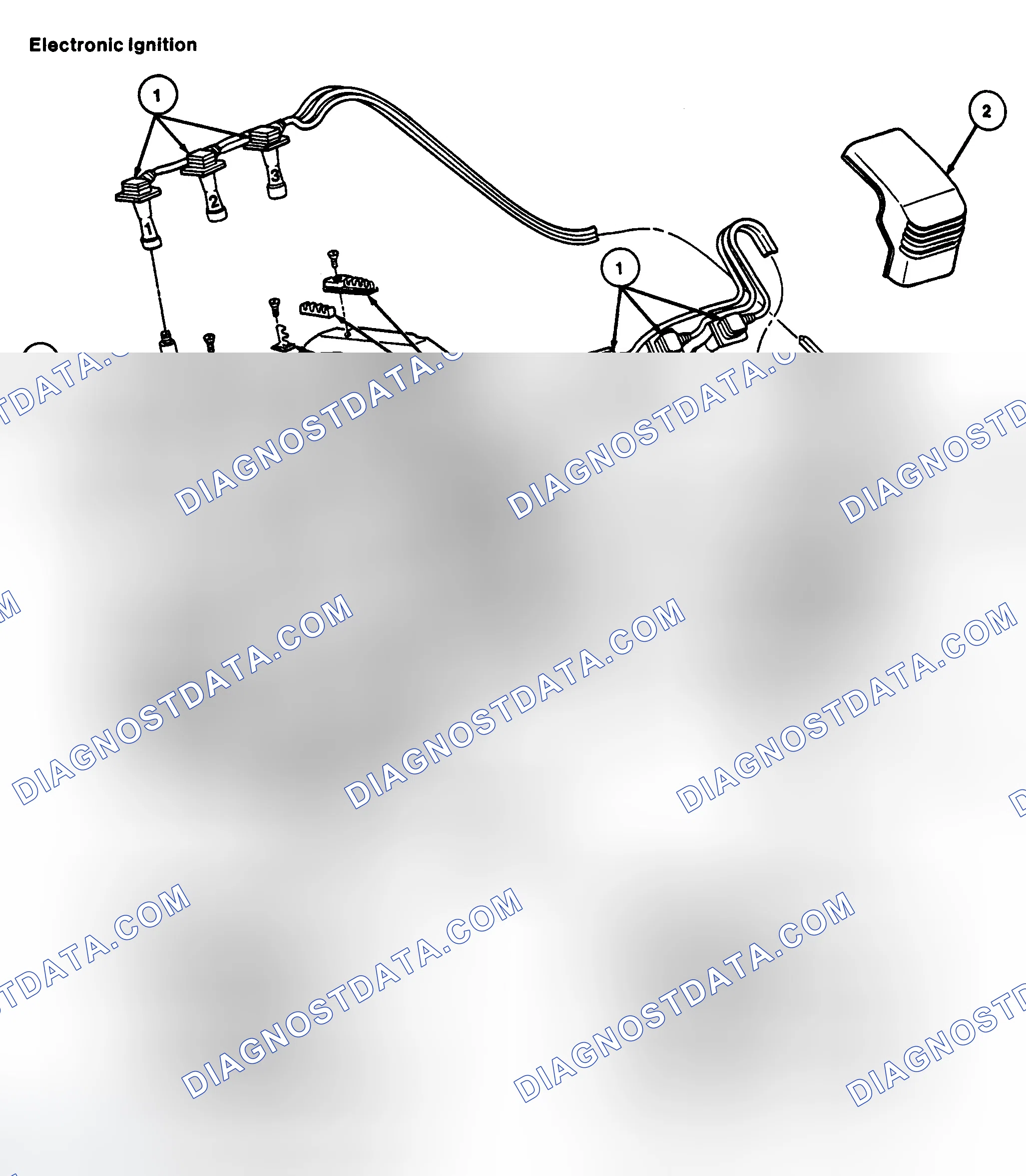Scheme 9: Spark Plug Wire Routing (3.0L SHO & 3.2L SHO)