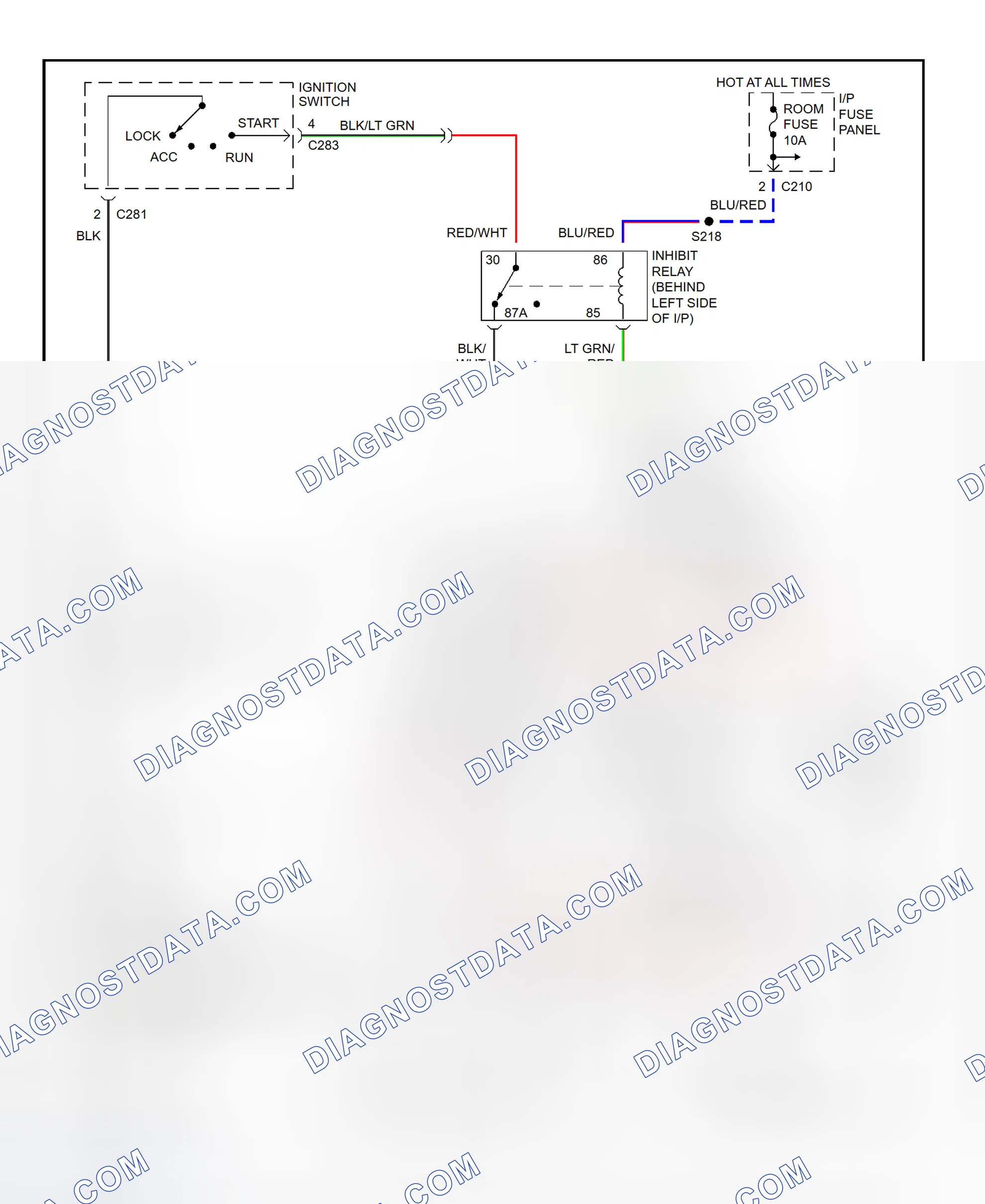 Scheme 1: Starter System Wiring Diagram