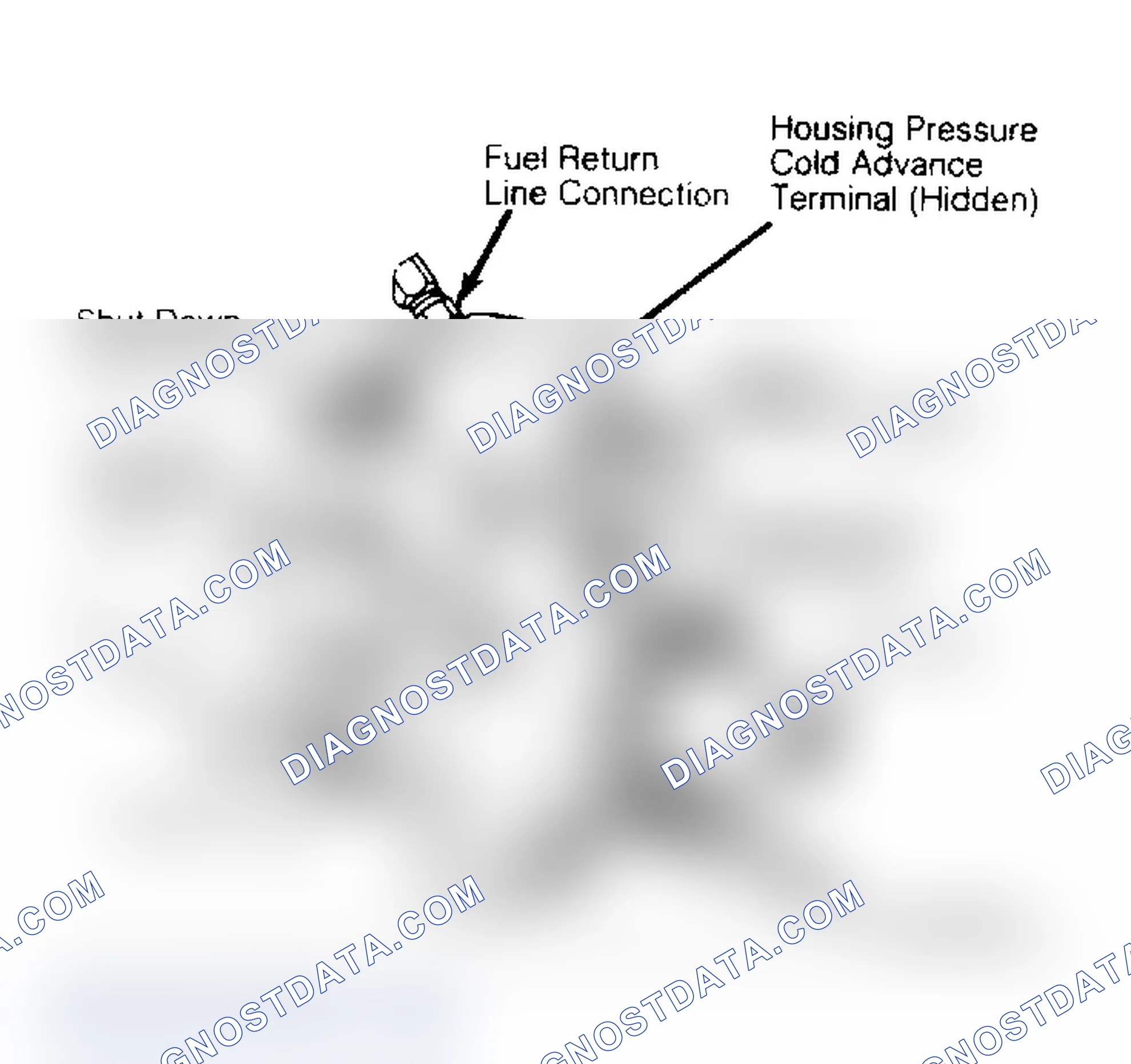 Scheme 1: DIESEL INJECTION PUMP