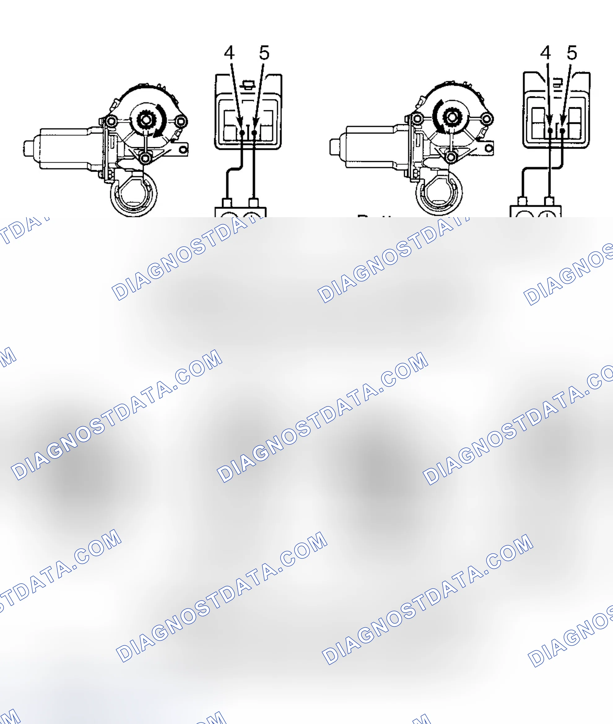 Scheme 19: POWER WINDOW MOTOR