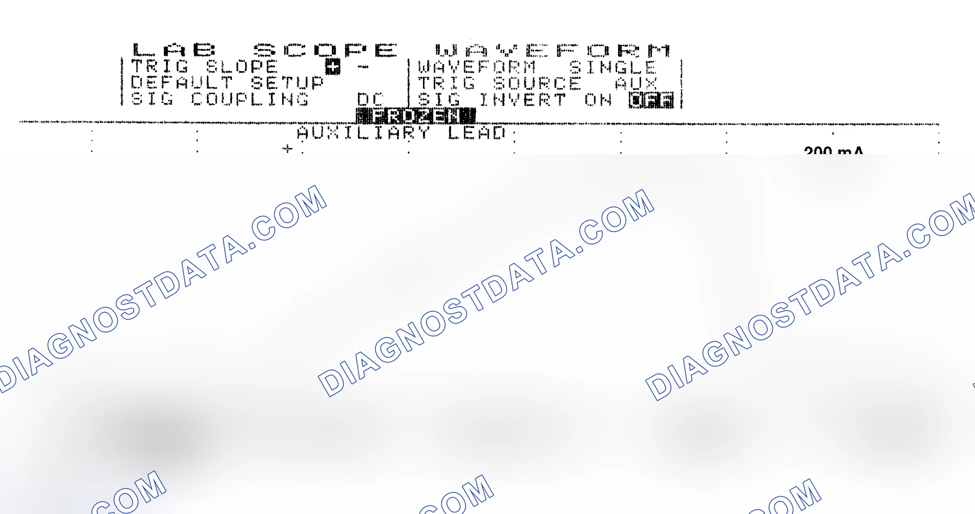 Scheme 13: Single Injector w/Normal Current Flow - Current Pattern