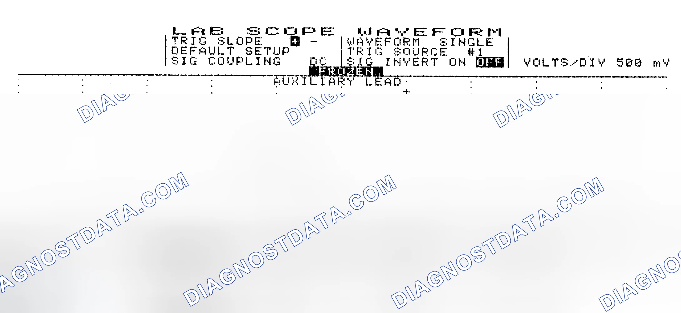 Scheme 10: Single Injector w/Excessive Current Flow - Current Pattern