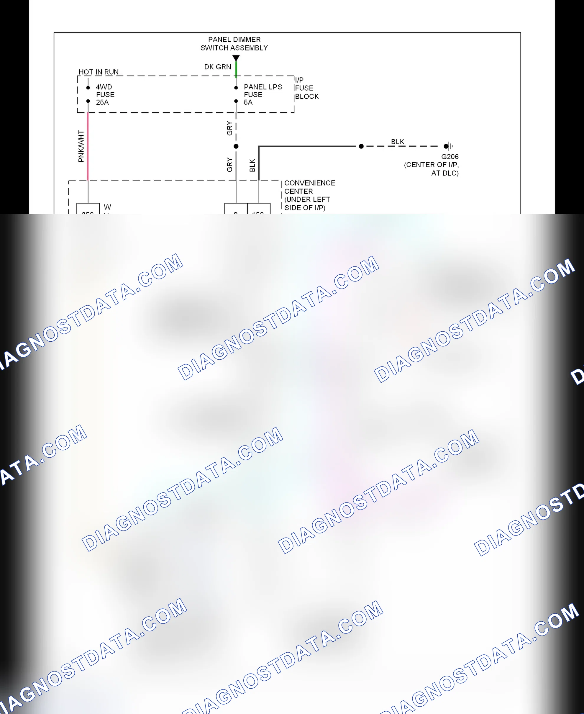 Scheme 10: Transfer Case Circuit (1994 K300)
