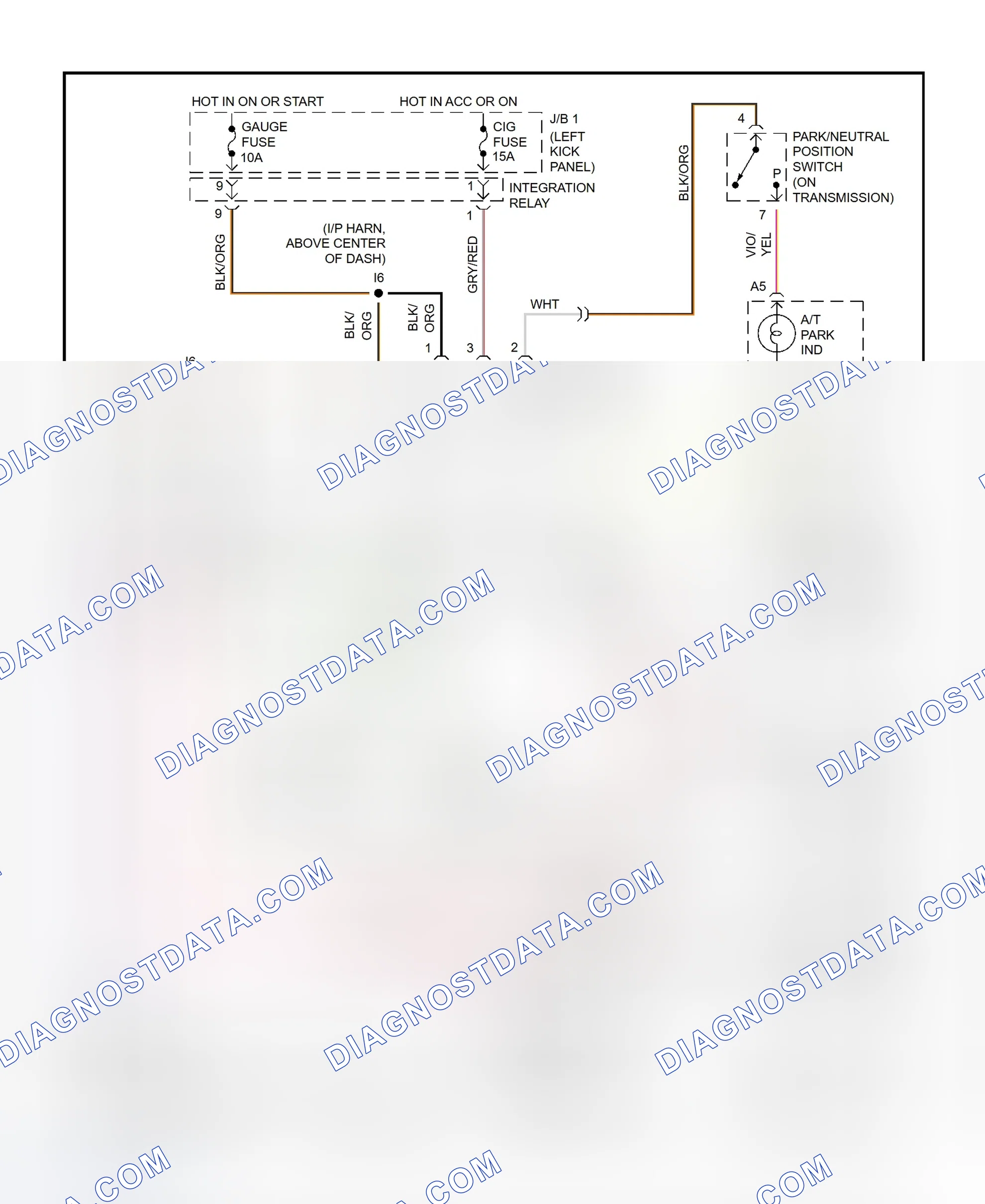 Scheme 31: Wiring Diagram (1997 T100 With A/T)