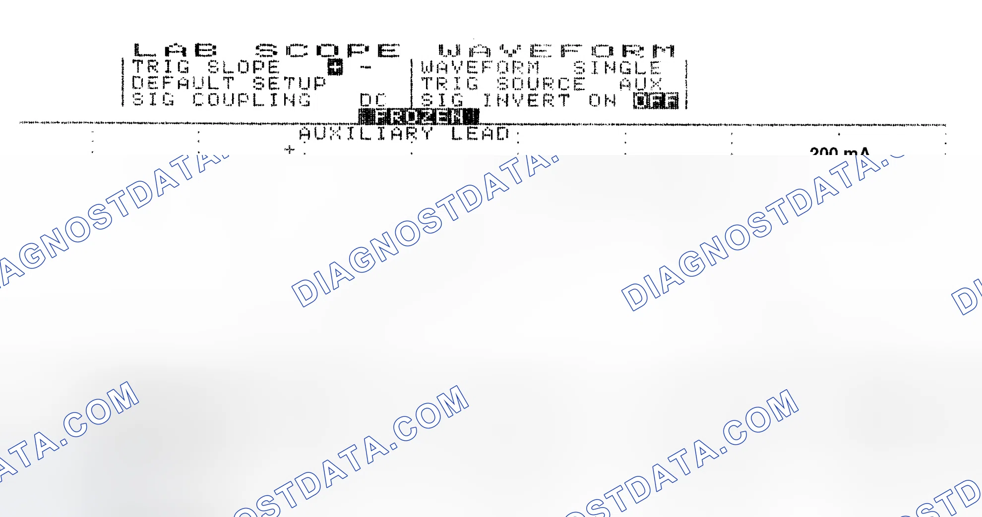 Scheme 13: Single Injector w/Normal Current Flow - Current Pattern