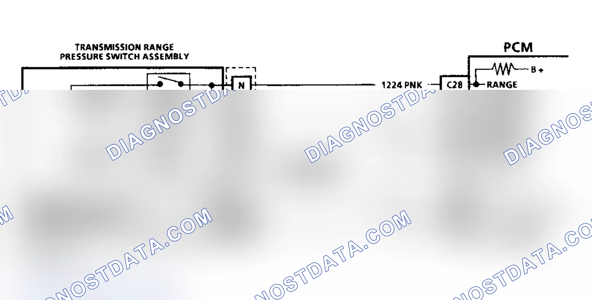 Scheme 56: Code 28, Circuit Diagram (5.7L F Body) Courtesy of General Motors Corp.