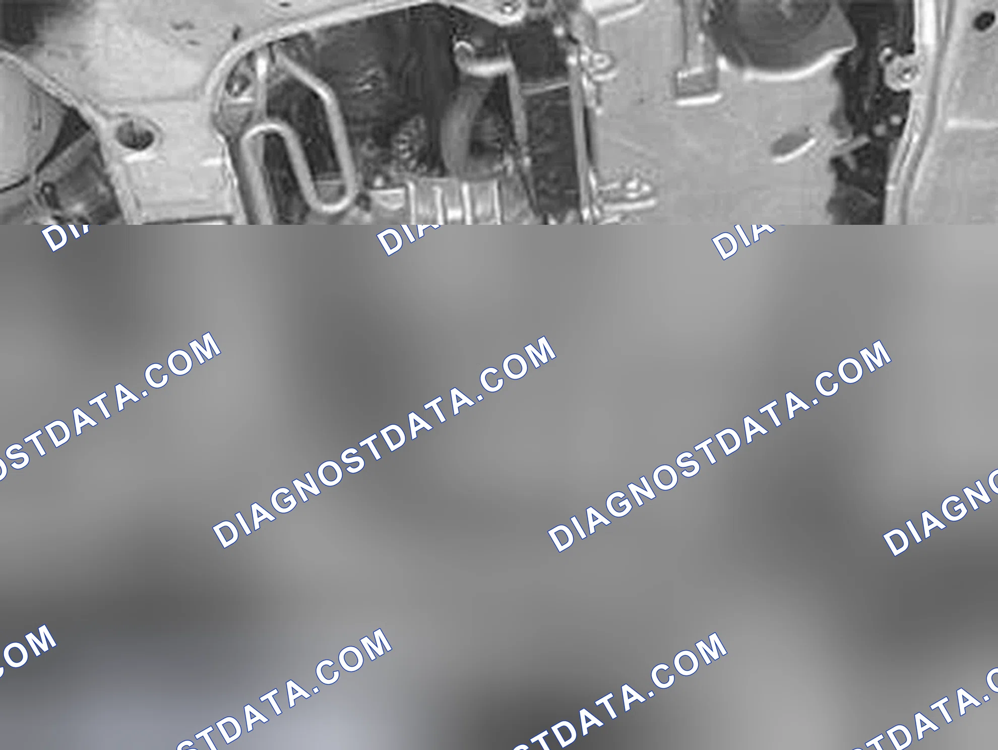 Scheme 1196: Installing the front/rear screws for the engine pad and torque rod mounting in the sub-frame