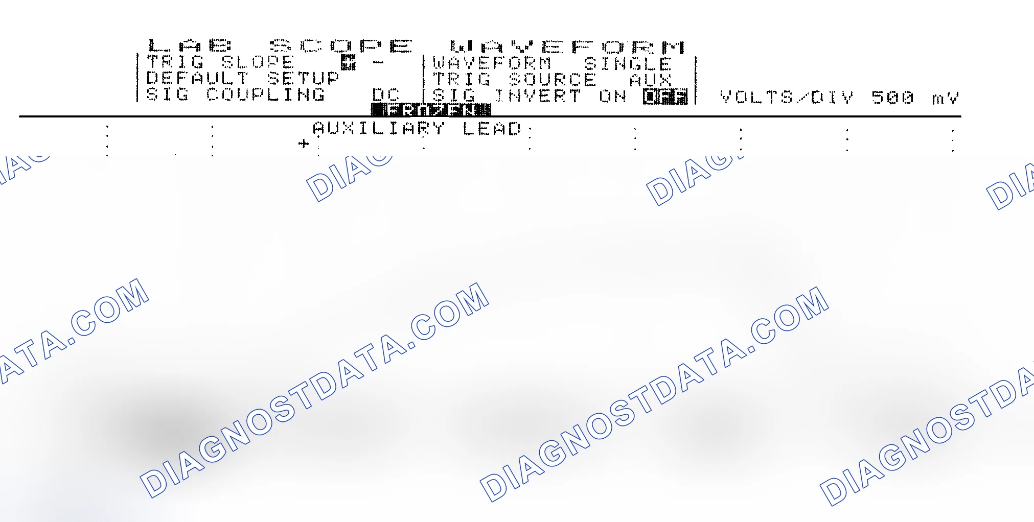 Scheme 14: Single Injector w/Excessive Current Flow - Current Pattern