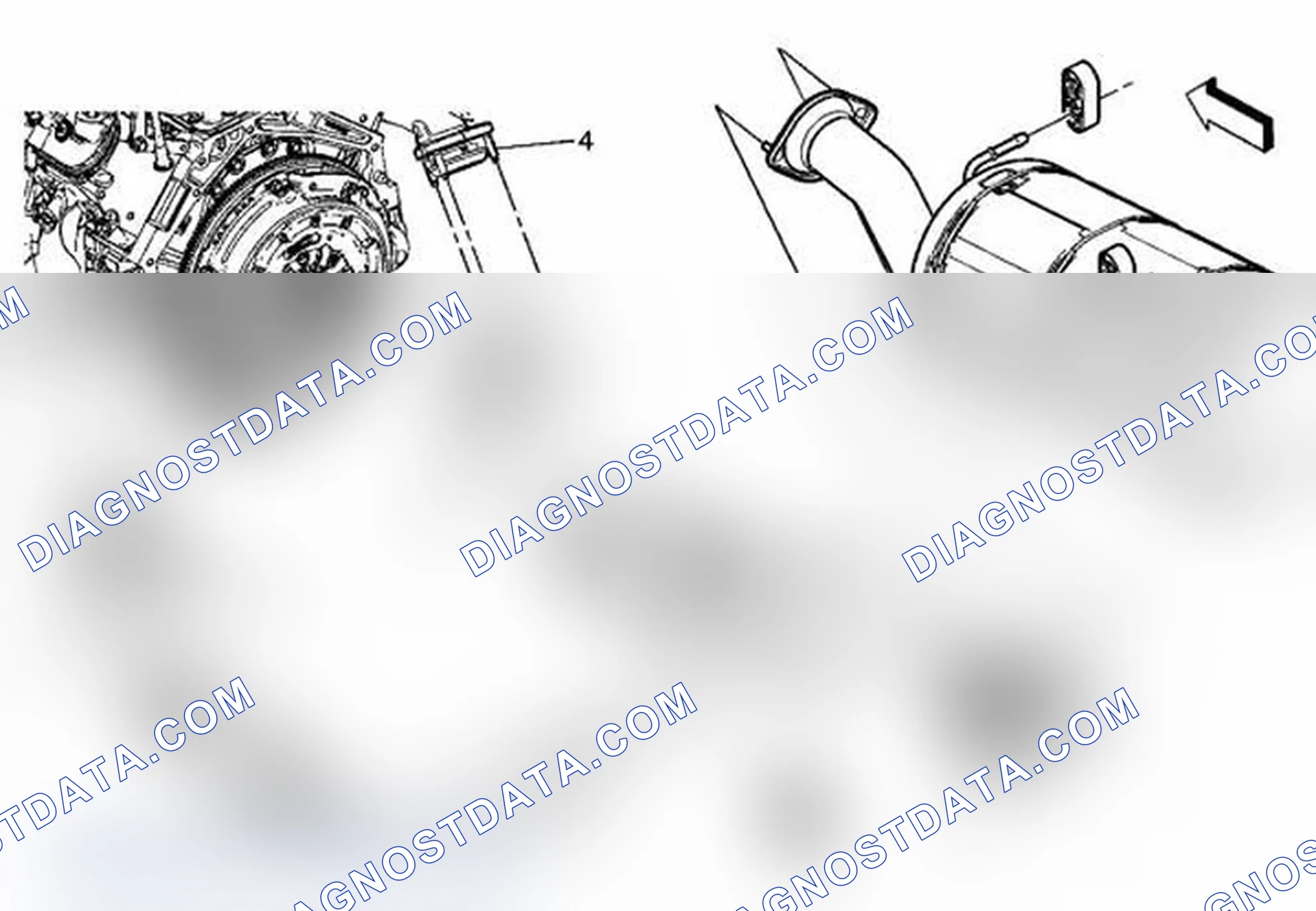 Scheme 1: Catalytic Converter Replacement (LY6 with Exhaust Flange)