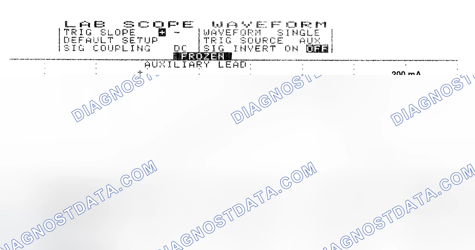 Scheme 13: Single Injector w/Normal Current Flow - Current Pattern