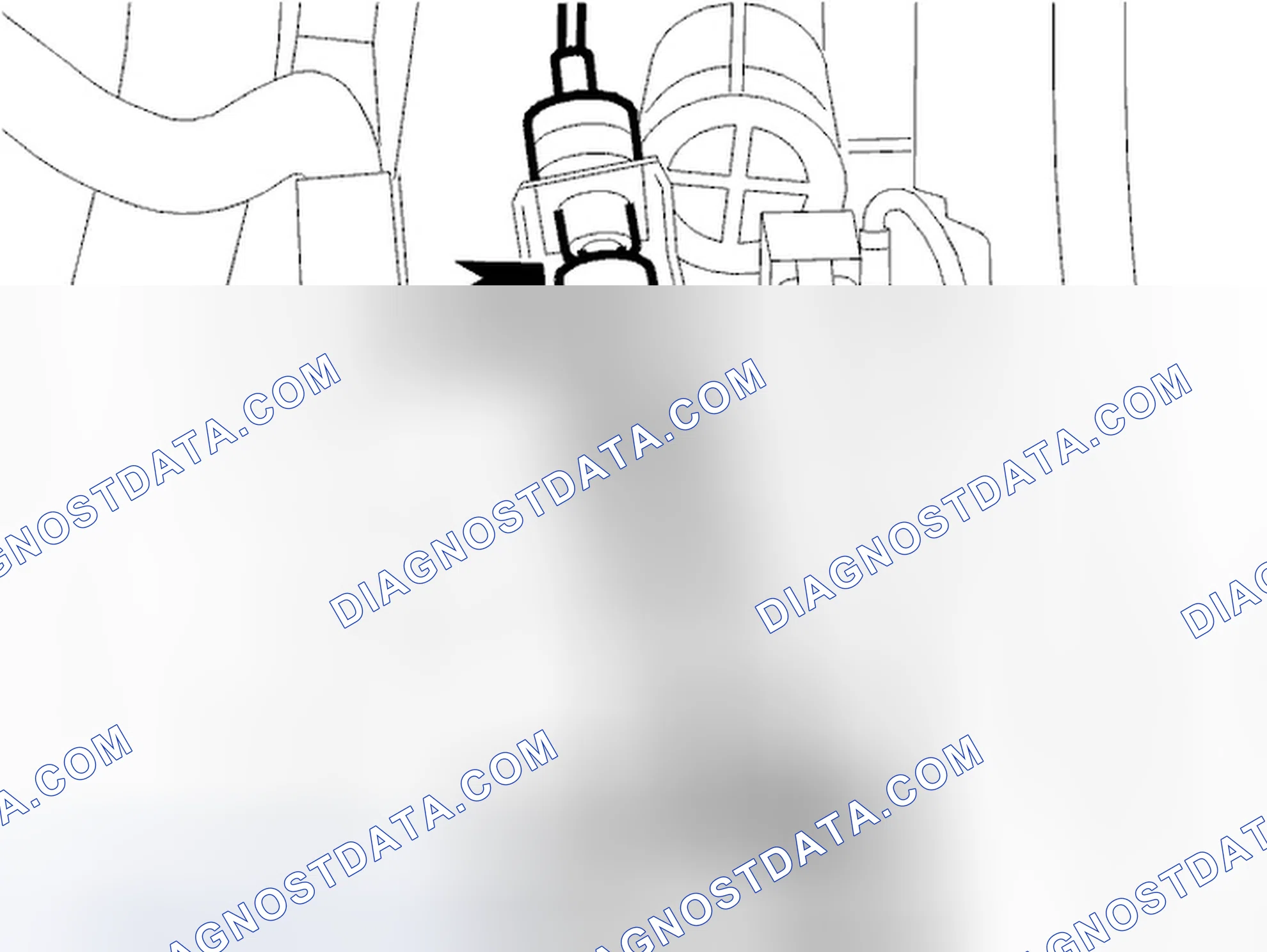 Scheme 1088: Remove transmission cable from bracket and from lever on transmission