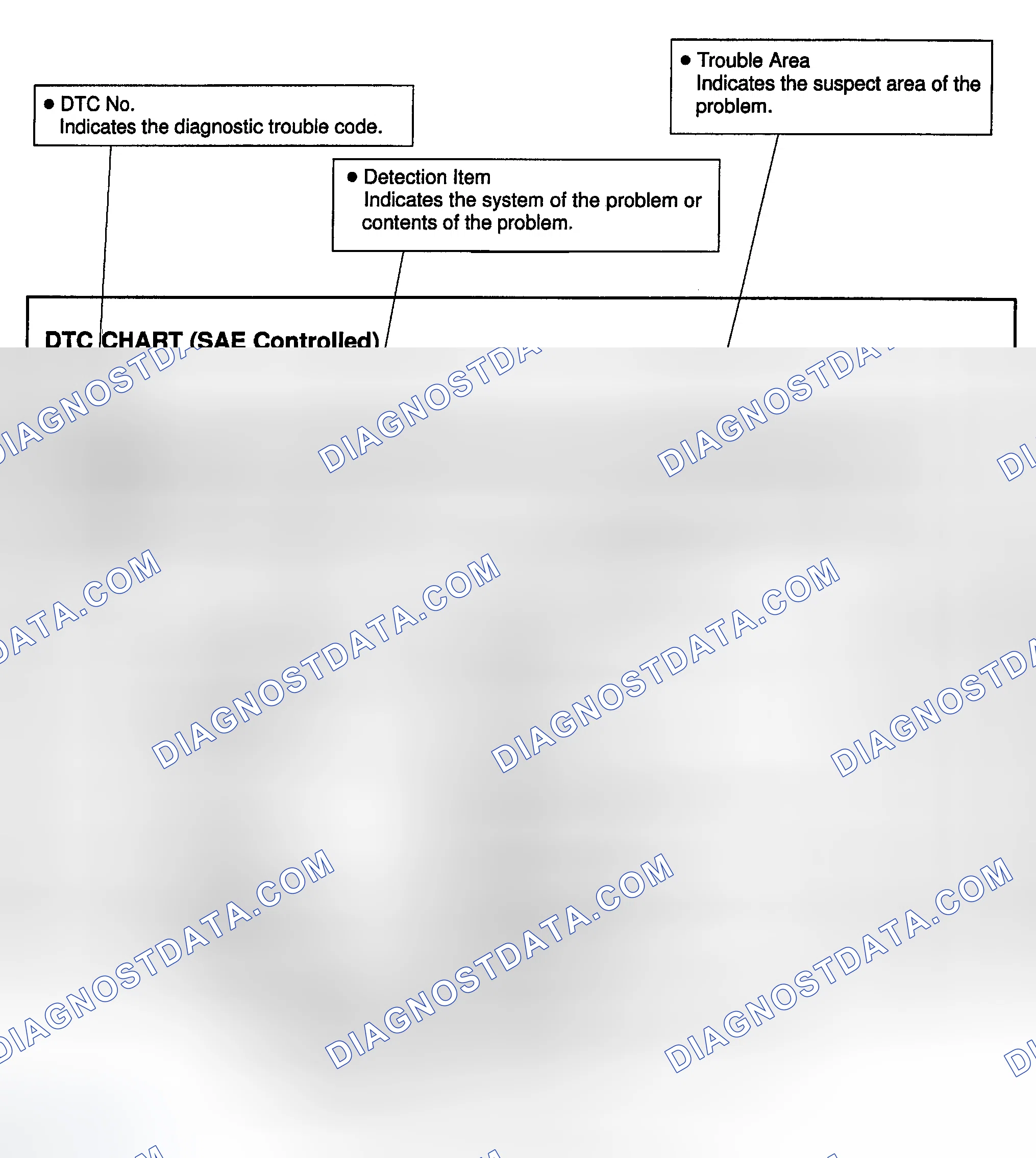 Scheme 12: Diagnostic Trouble Code Chart