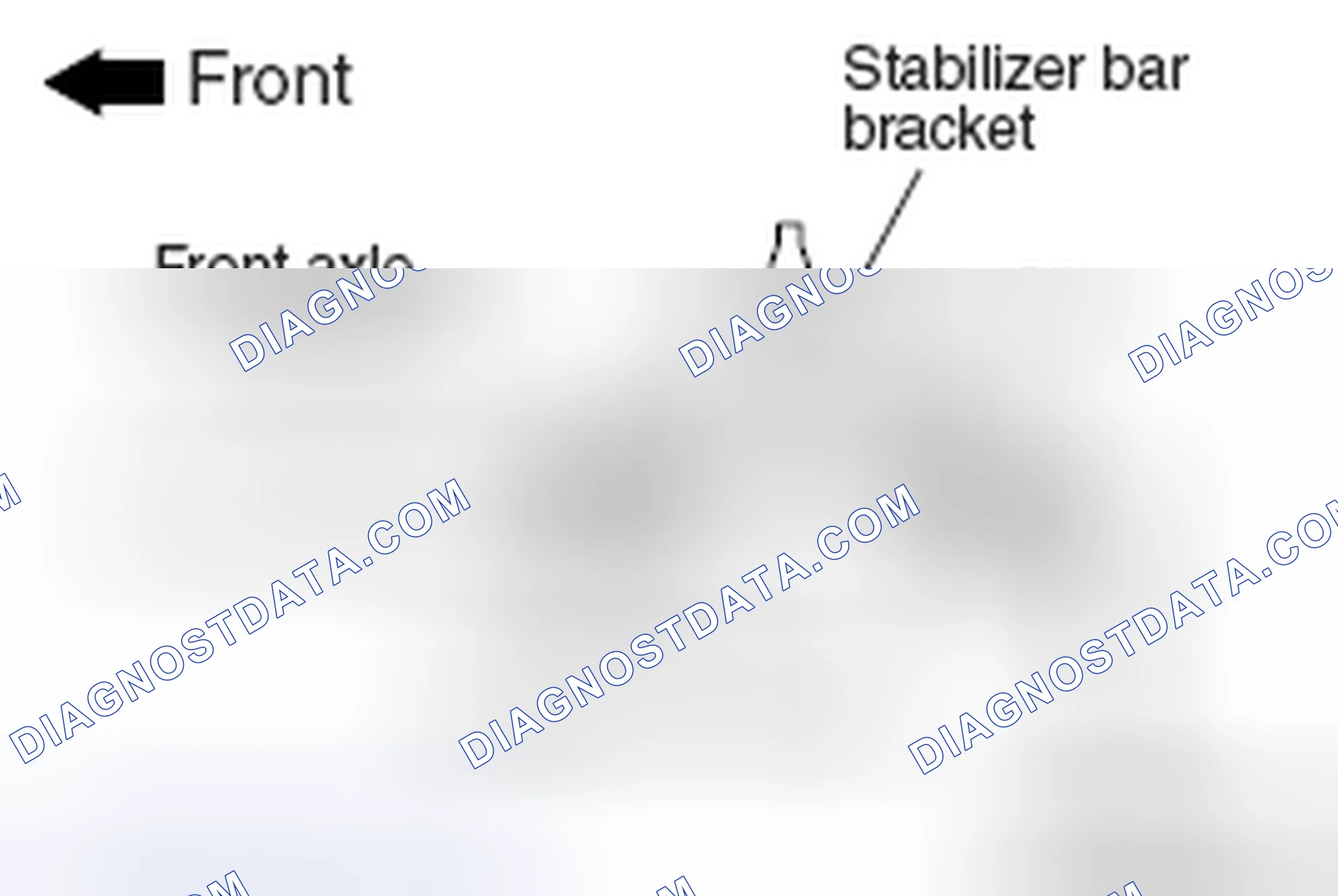 Scheme 265: >> B << STABILIZER BAR/STABILIZER BUSHING/STABILIZER BAR BRACKET INSTALLATION