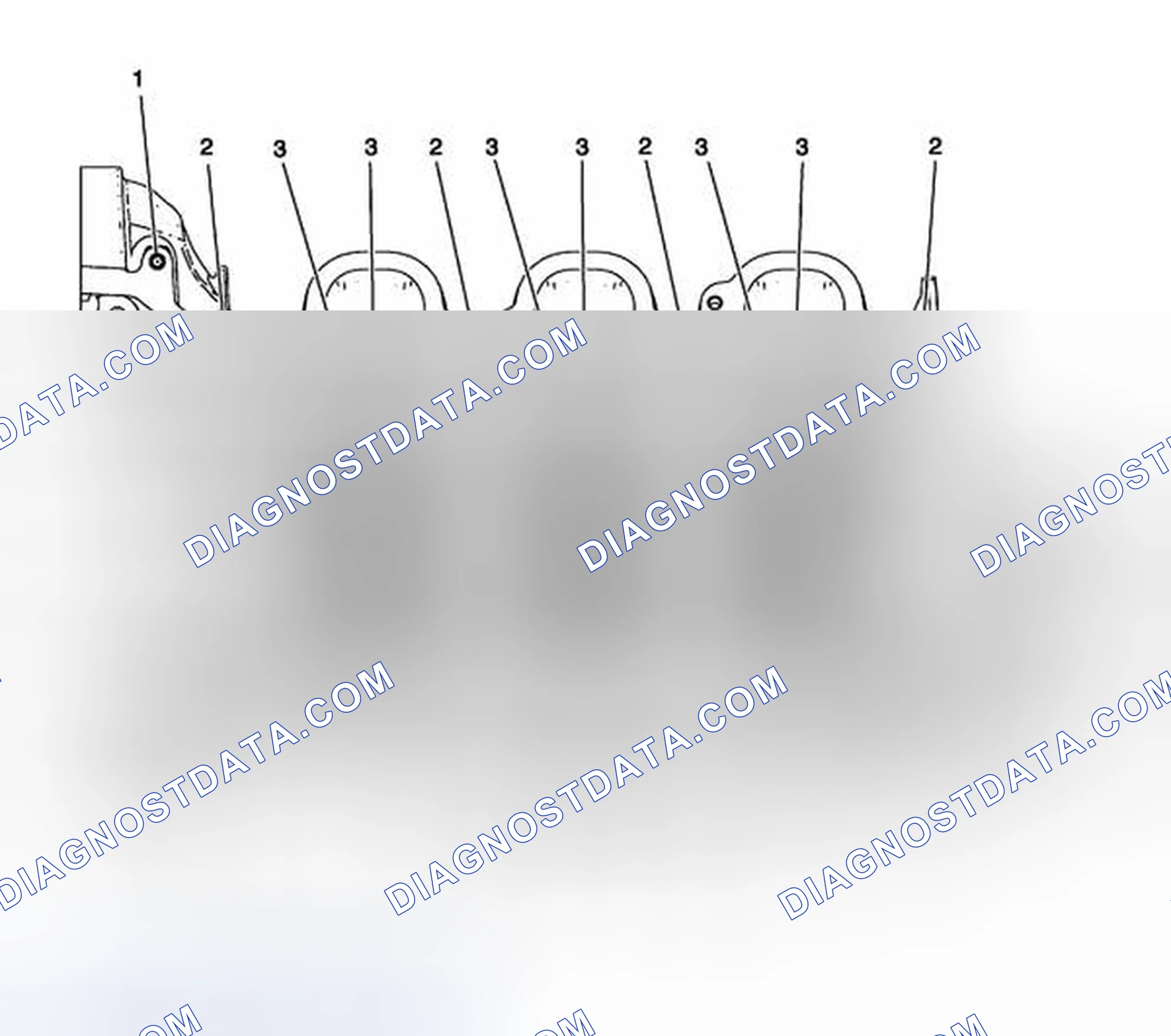 Scheme 68: Left Cylinder Head Camshaft Cover Face