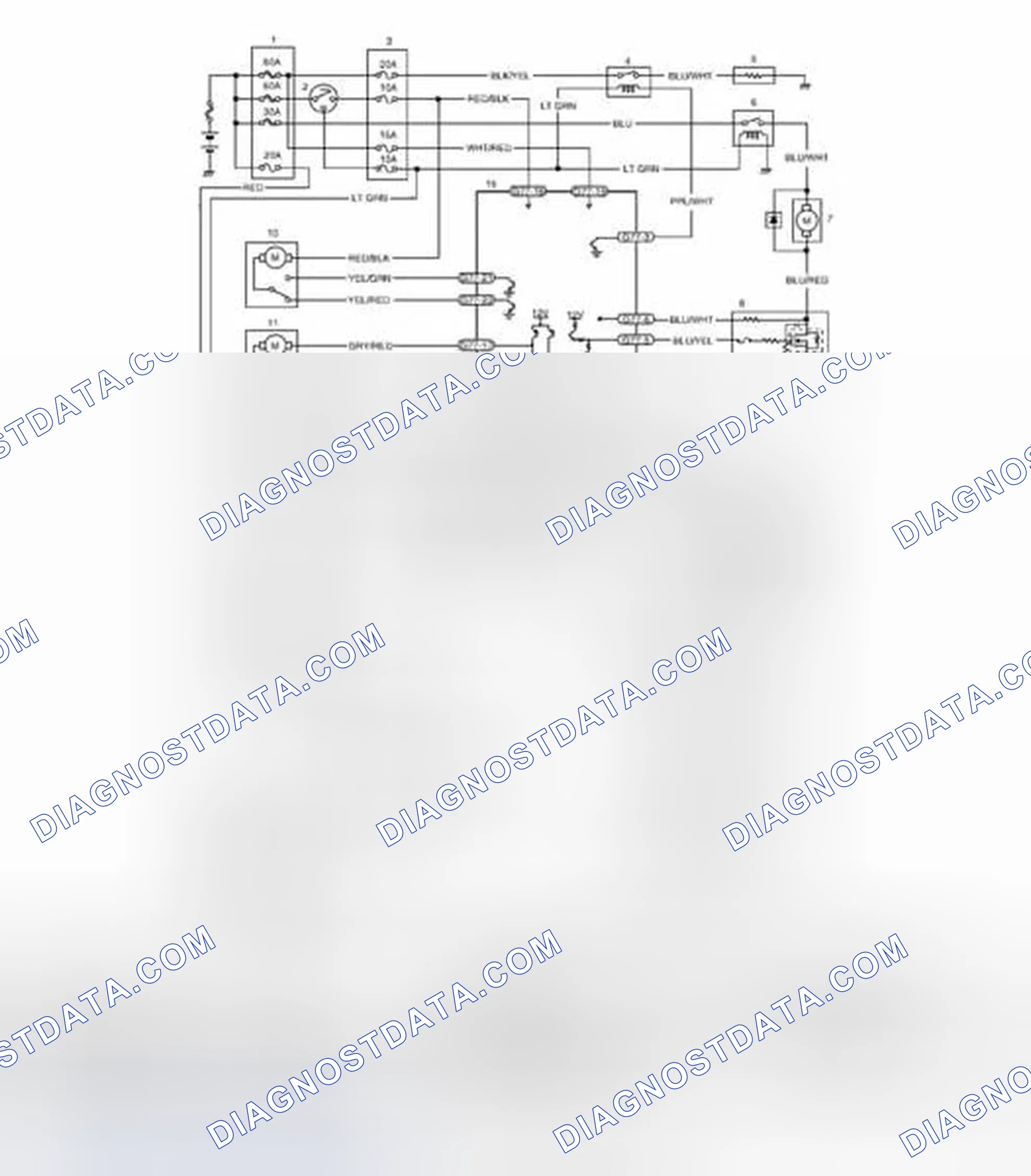 Scheme 135: A/C System Wiring Diagram