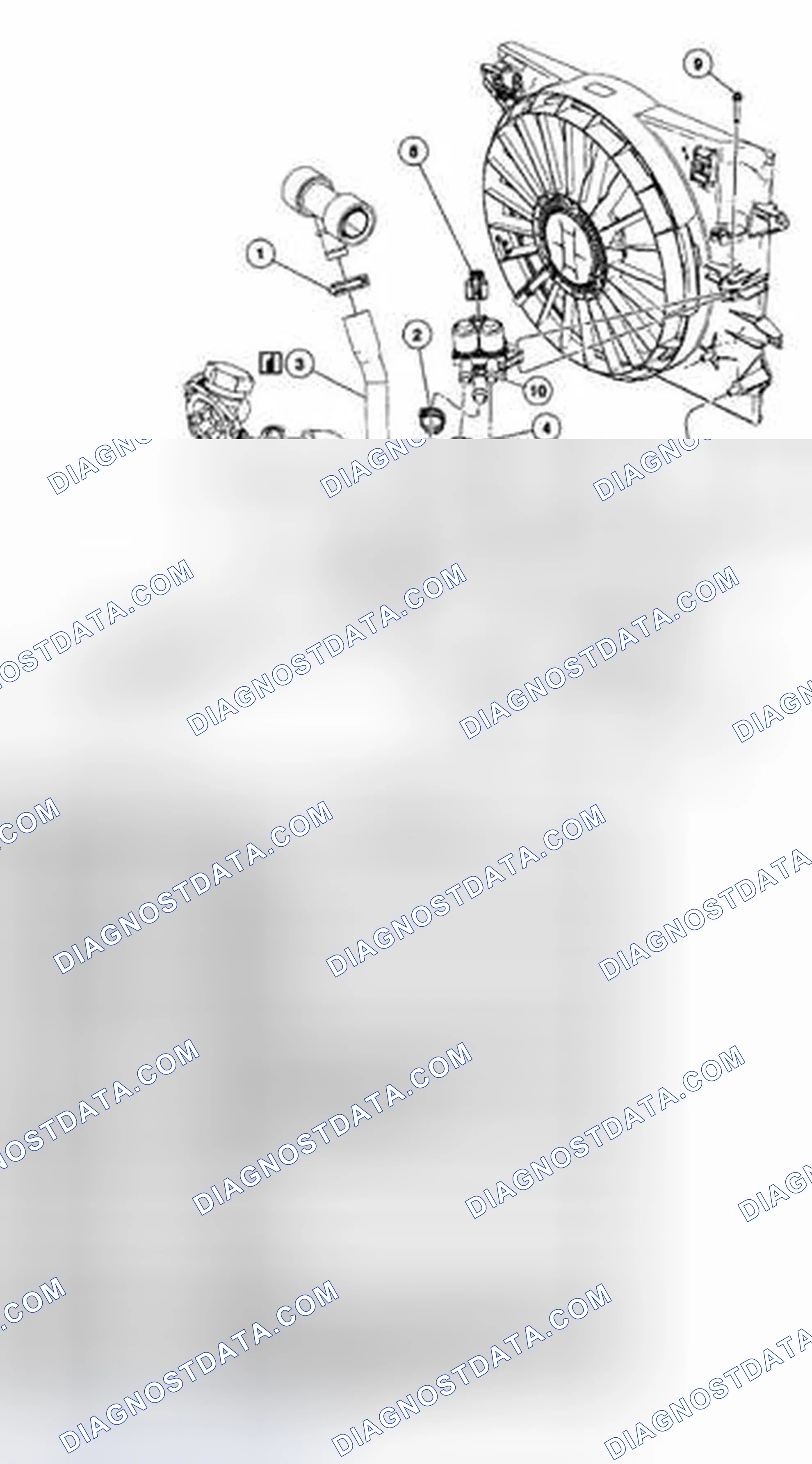 Scheme 201: Heater Control Valve and Heater Hoses