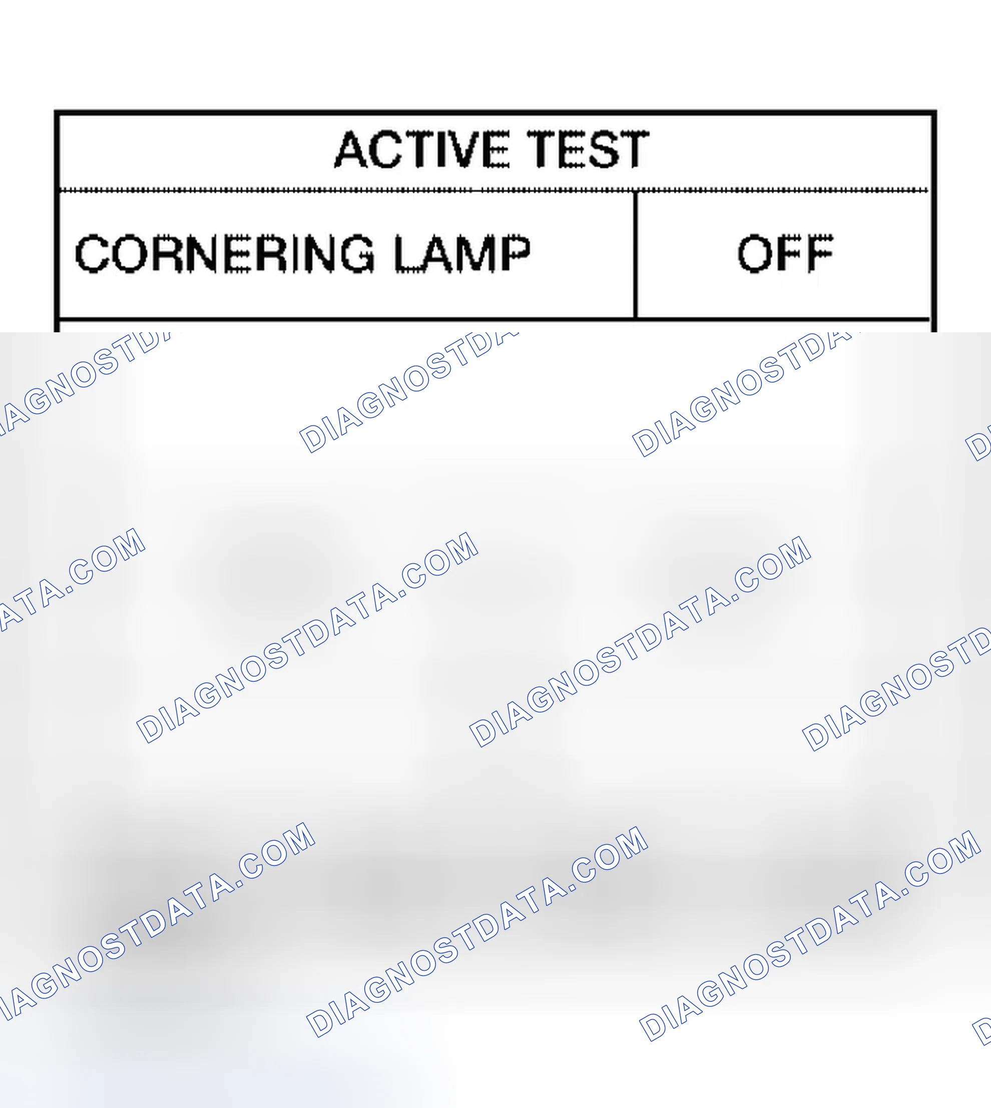 Scheme 61: Cornering Lamp Does Not Operate