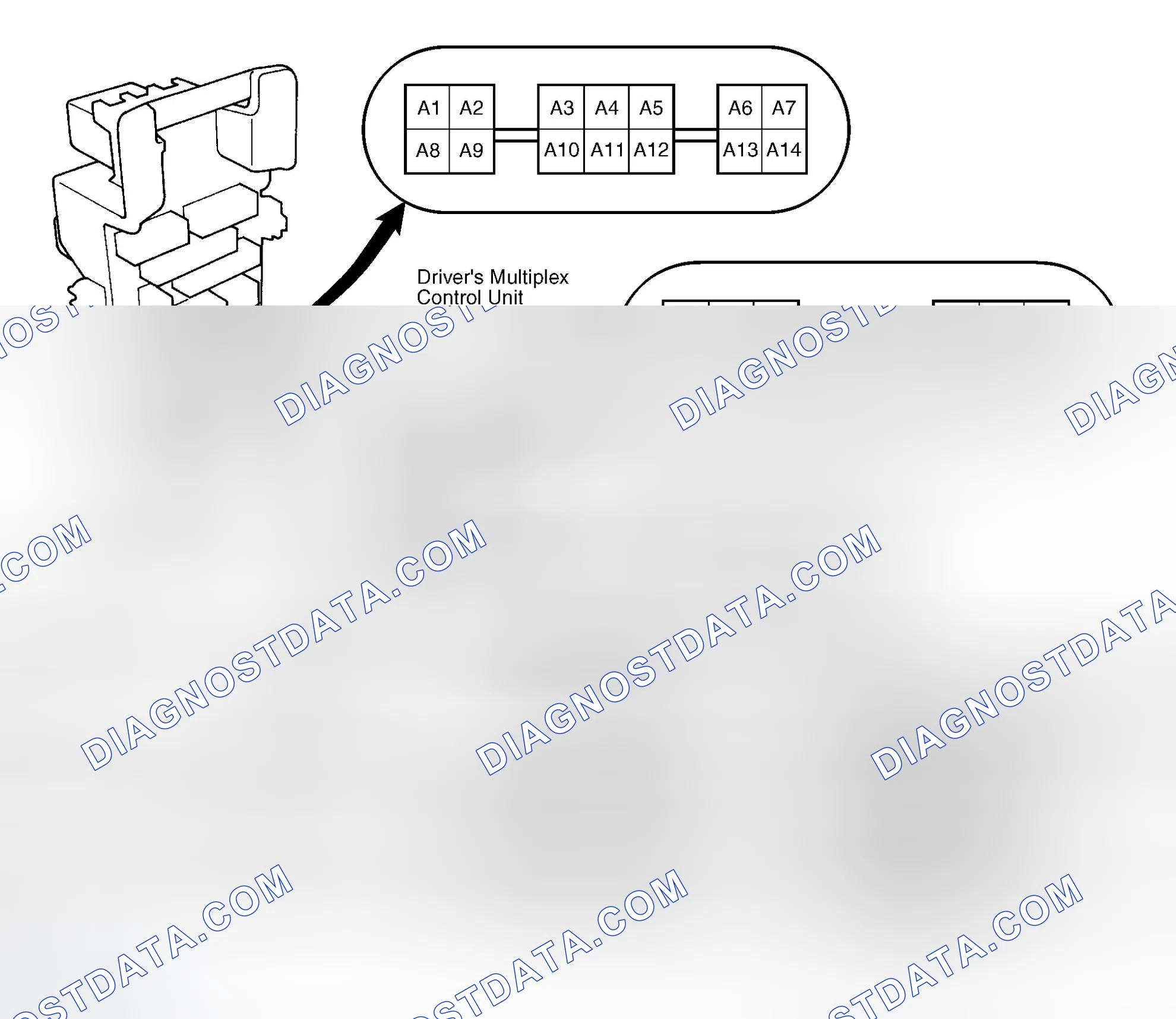 Scheme 4: DRIVER'S MULTIPLEX CONTROL UNIT