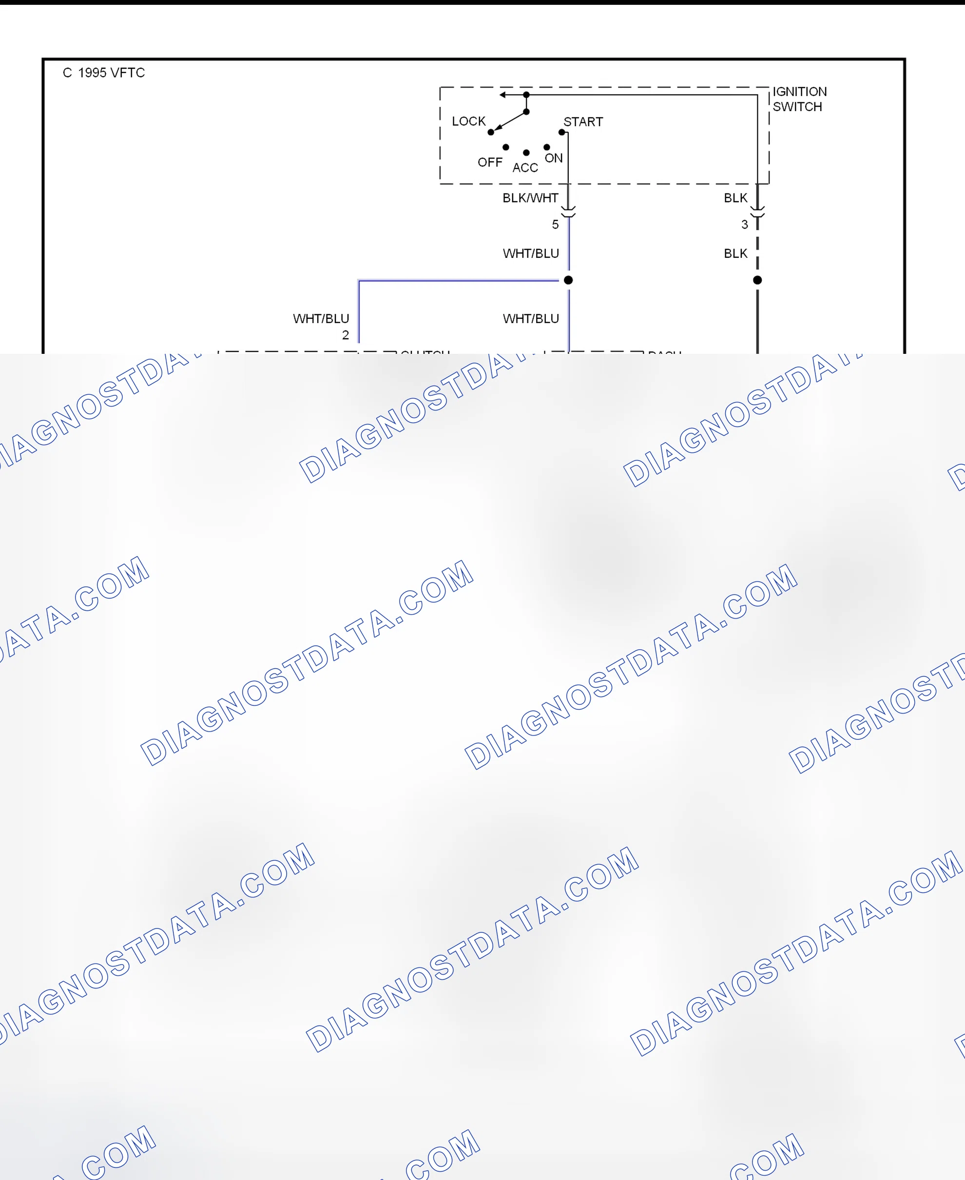 Scheme 3: Starting System Wiring Diagram (M/T Early Production)