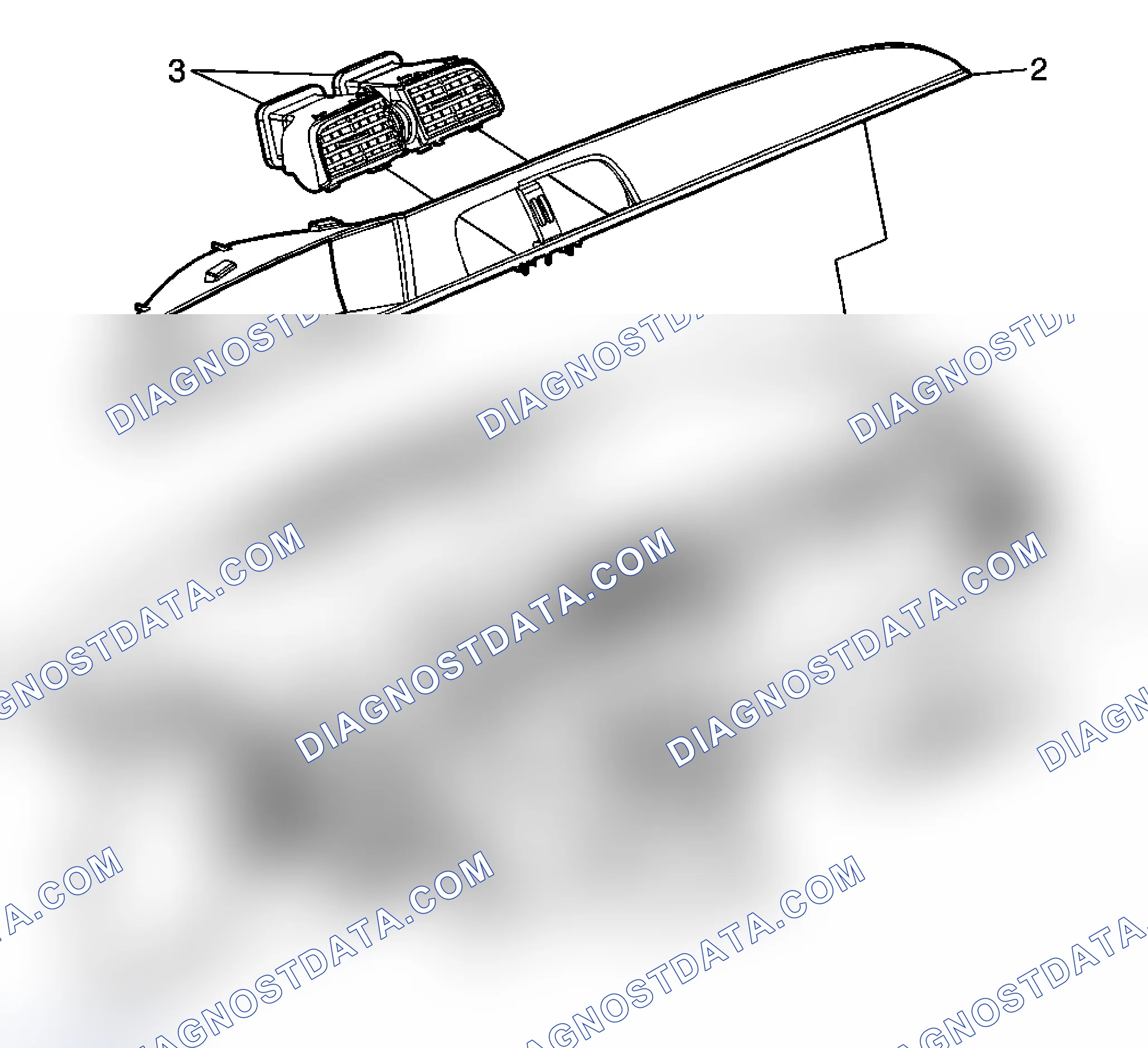 Scheme 21: Air Outlet Replacement - Instrument Panel - Center