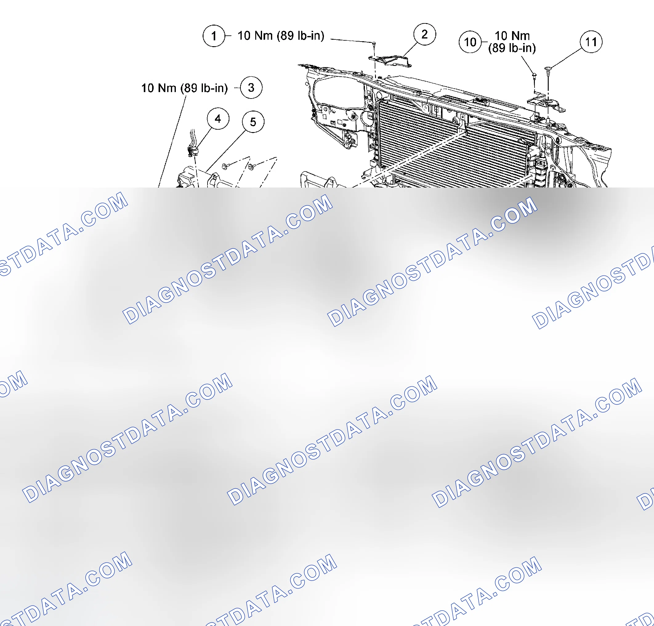 Scheme 13: Cooling Fan Motor and Shroud