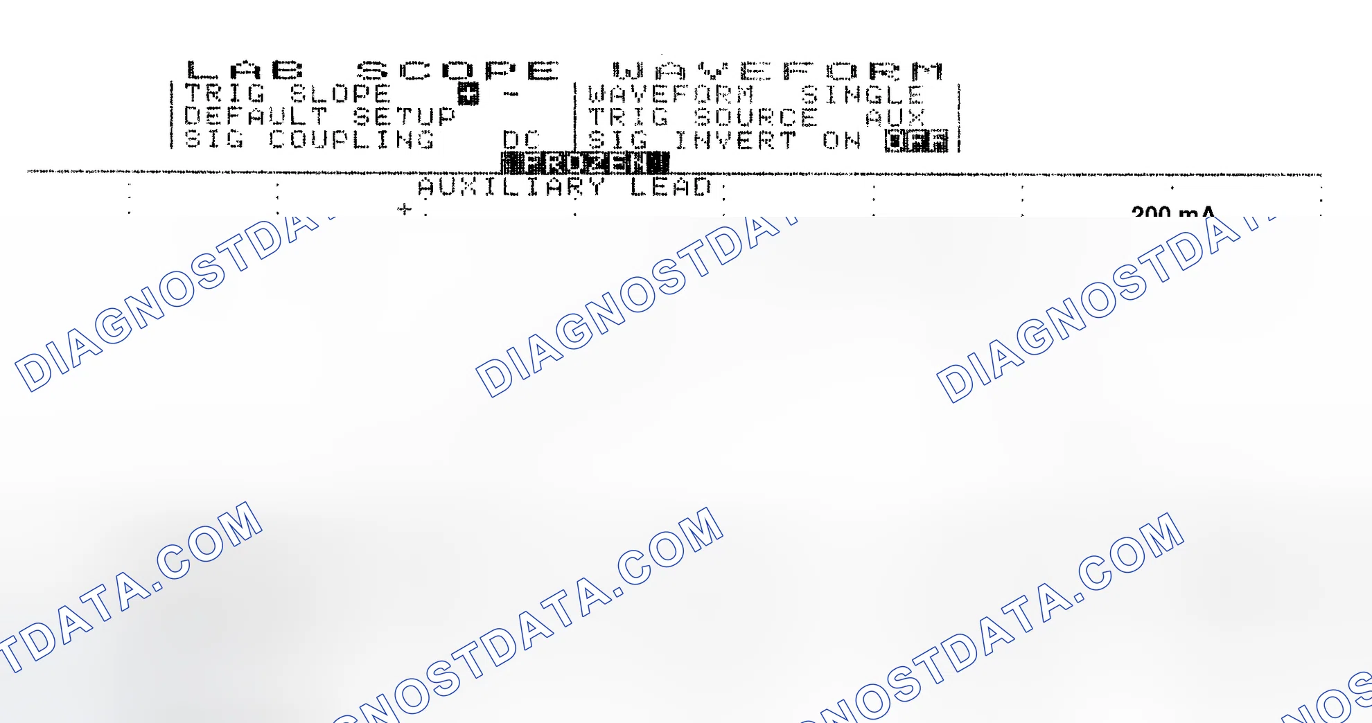 Scheme 13: Single Injector w/Normal Current Flow - Current Pattern