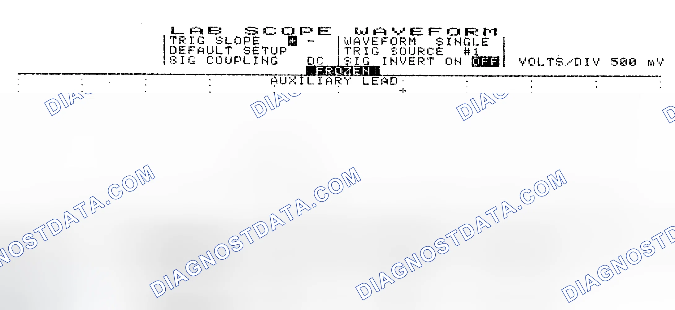 Scheme 10: Single Injector w/Excessive Current Flow - Current Pattern