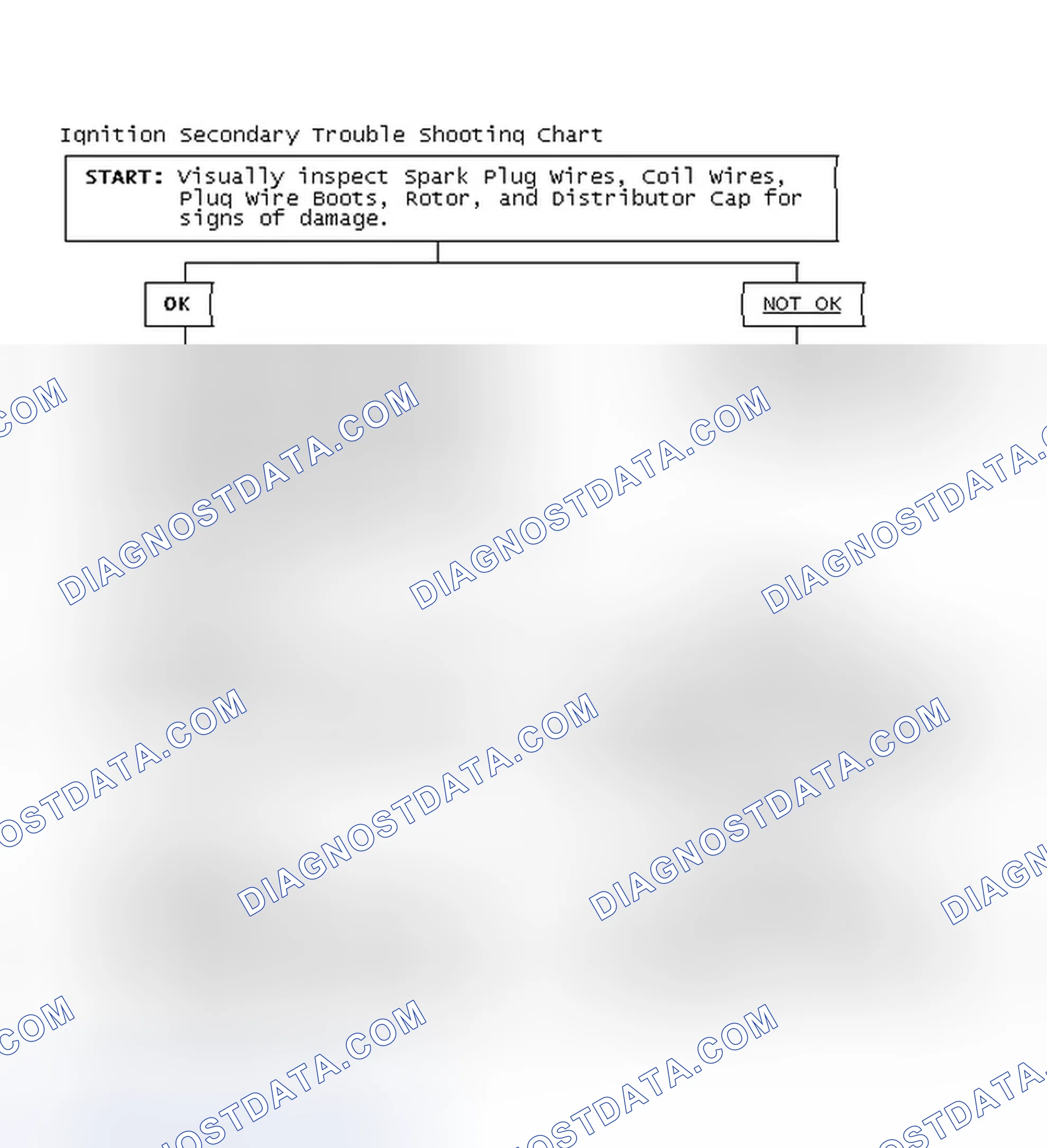 Scheme 1: Ignition Secondary Trouble Shooting Chart