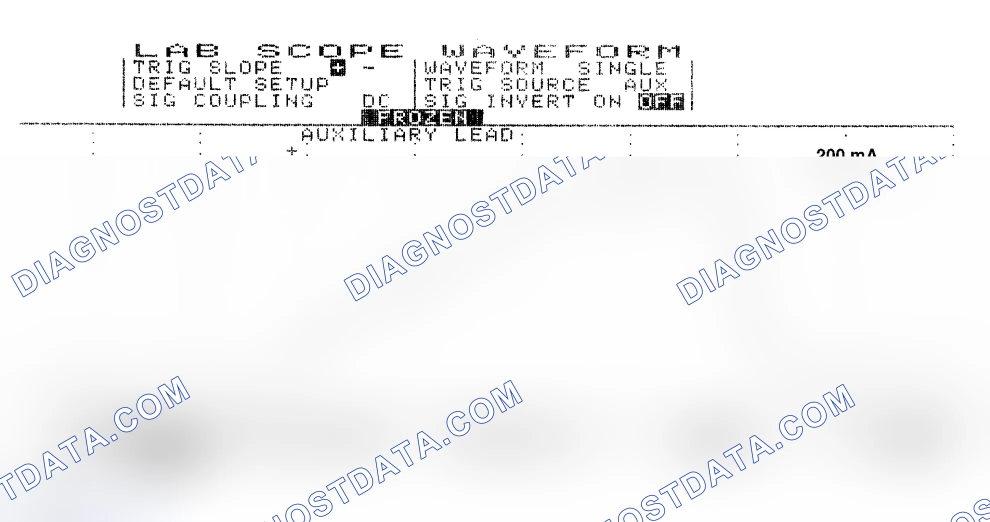 Scheme 13: Single Injector w/Normal Current Flow - Current Pattern
