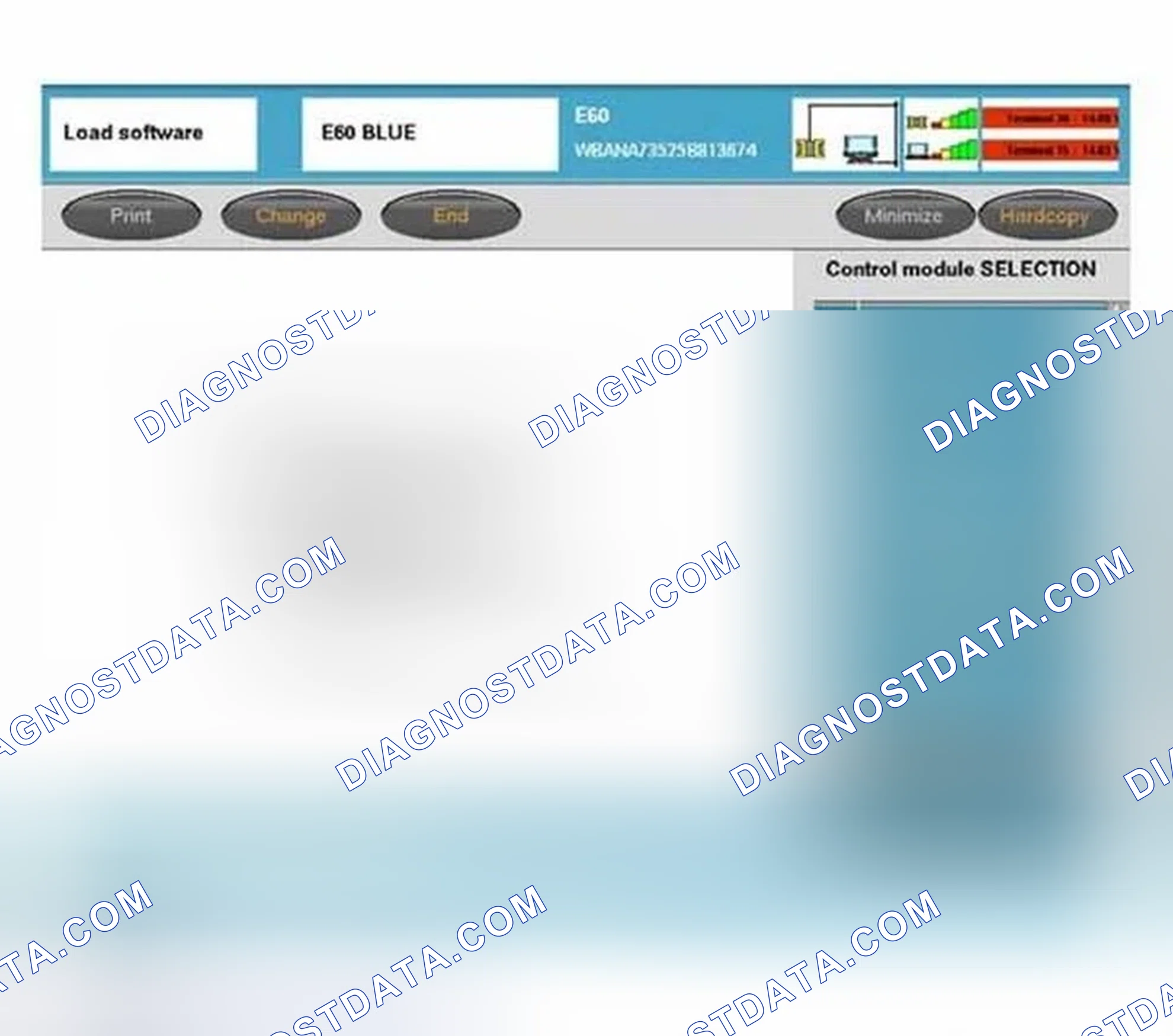Scheme 162: Control Module Selection - Programming - Update Software