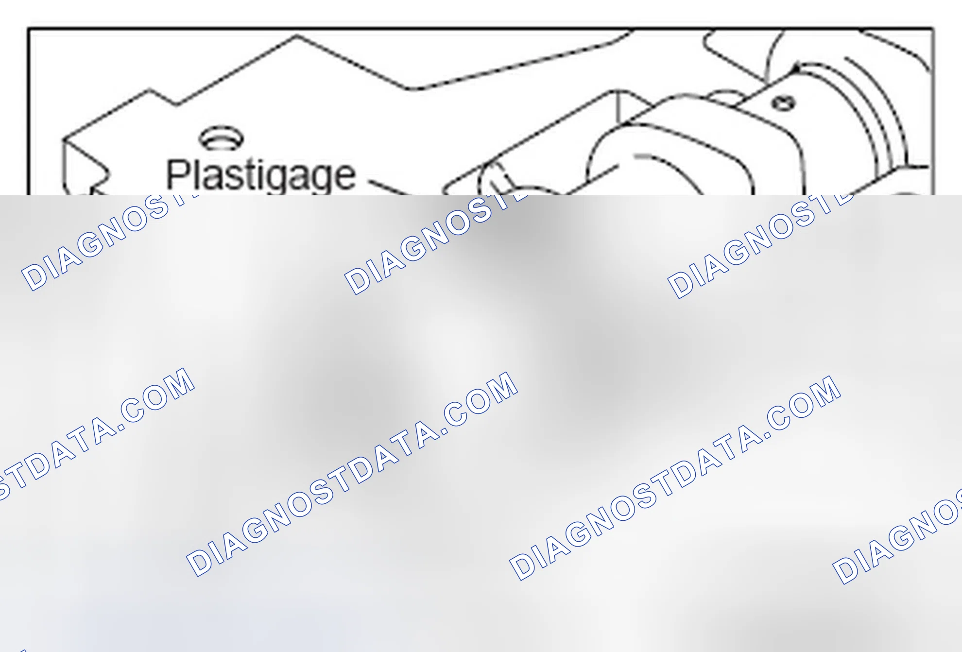 Scheme 174: CAMSHAFT OIL CLEARANCE (PLASTIGAGE METHOD)