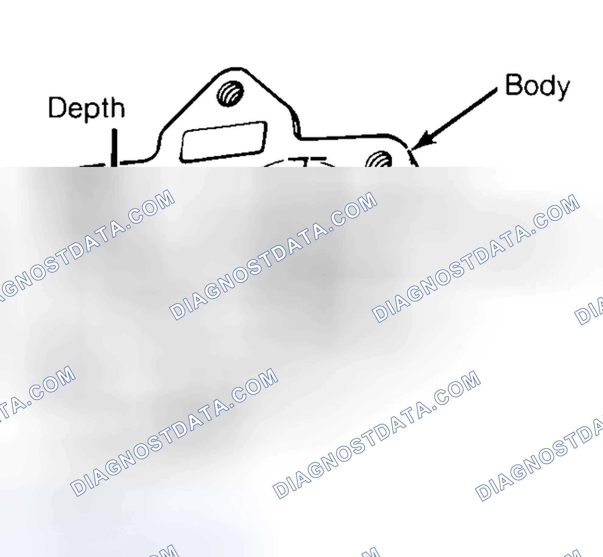 Scheme 35: Measuring Oil Pump Gear Cavity