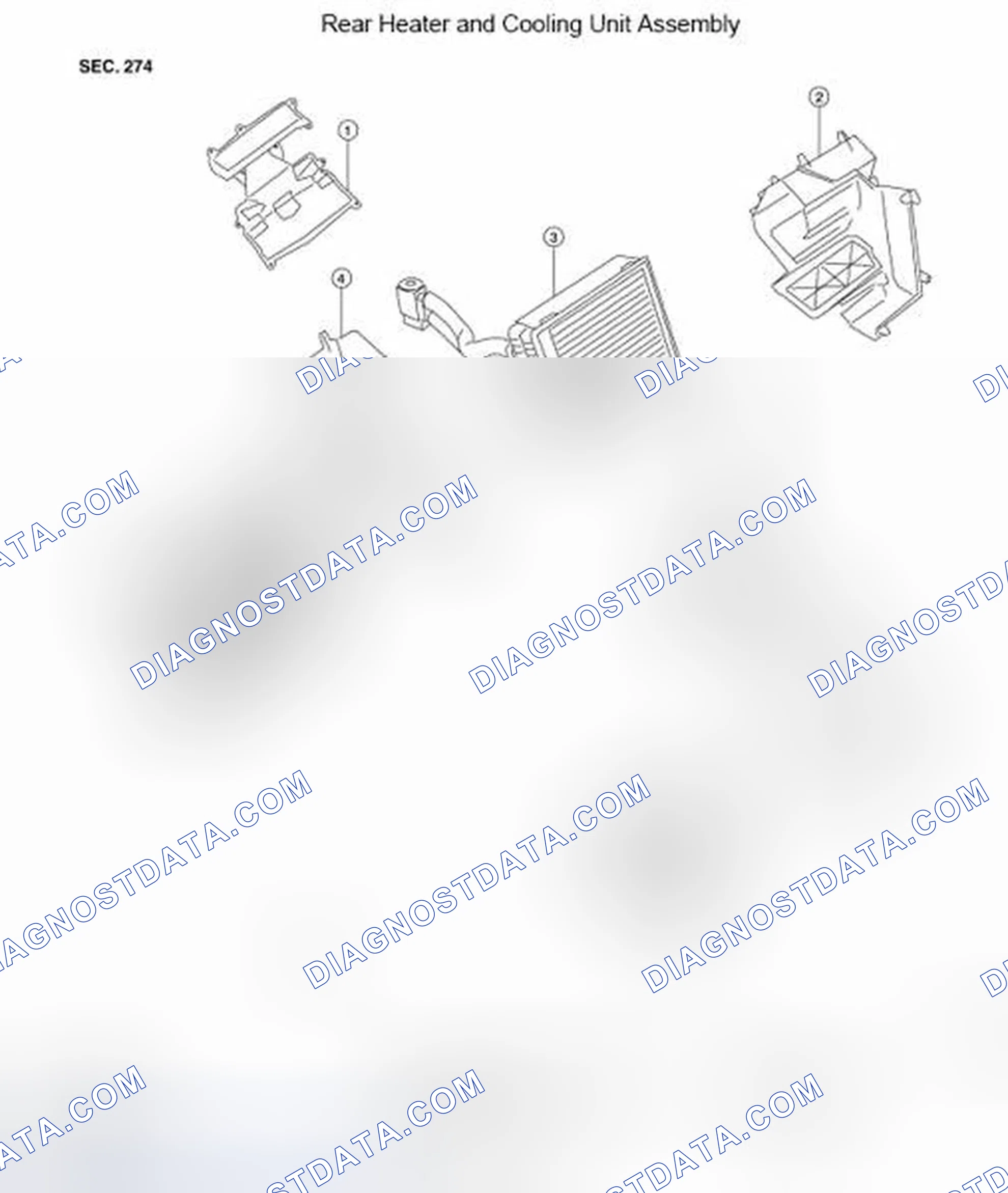 Scheme 265: Removal and Installation for Rear Evaporator