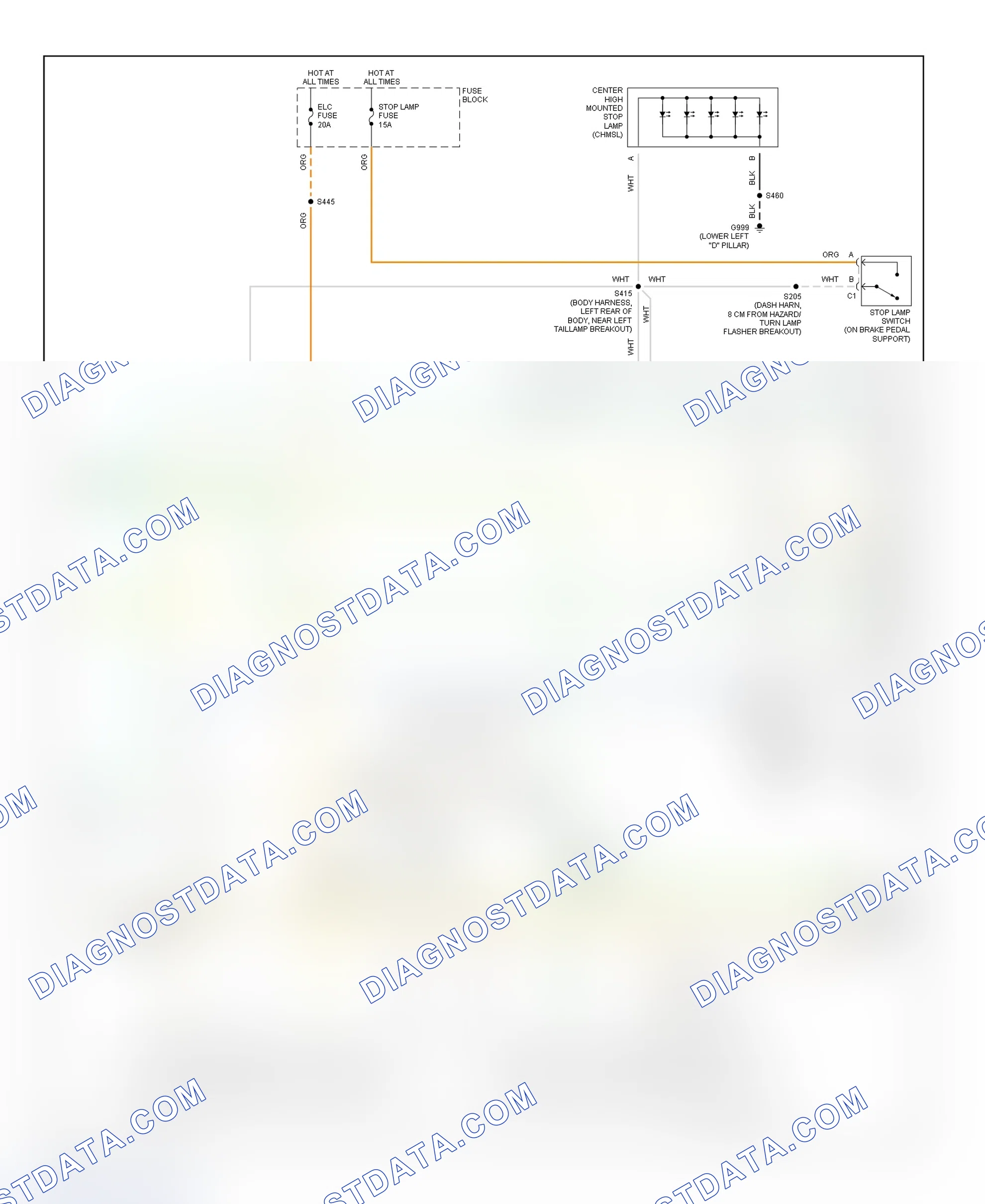 Scheme 33: Exterior Lights Wiring Diagram (Montana, Silhouette & Venture - 2 Of 2)