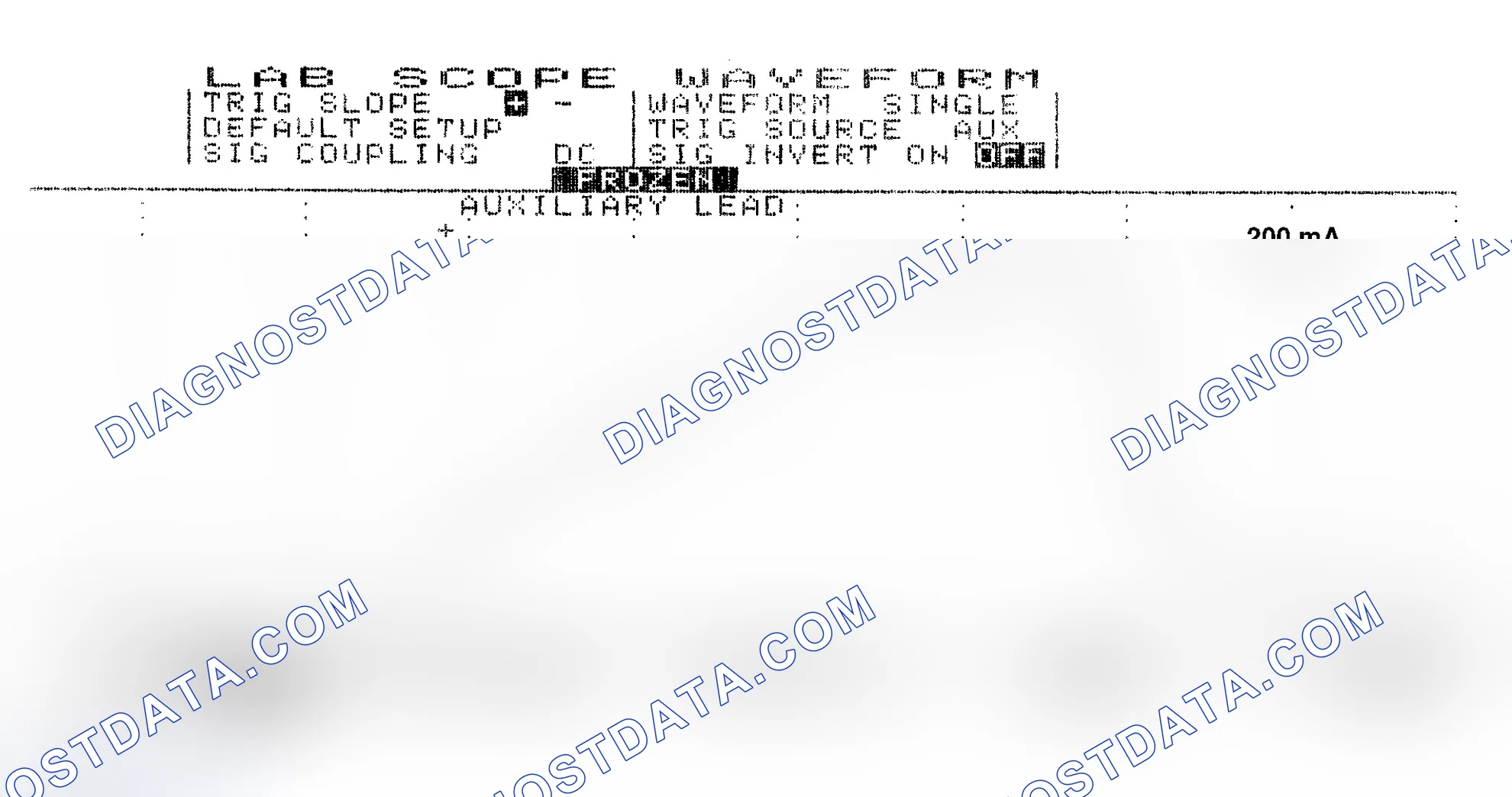 Scheme 13: Single Injector w/Normal Current Flow - Current Pattern