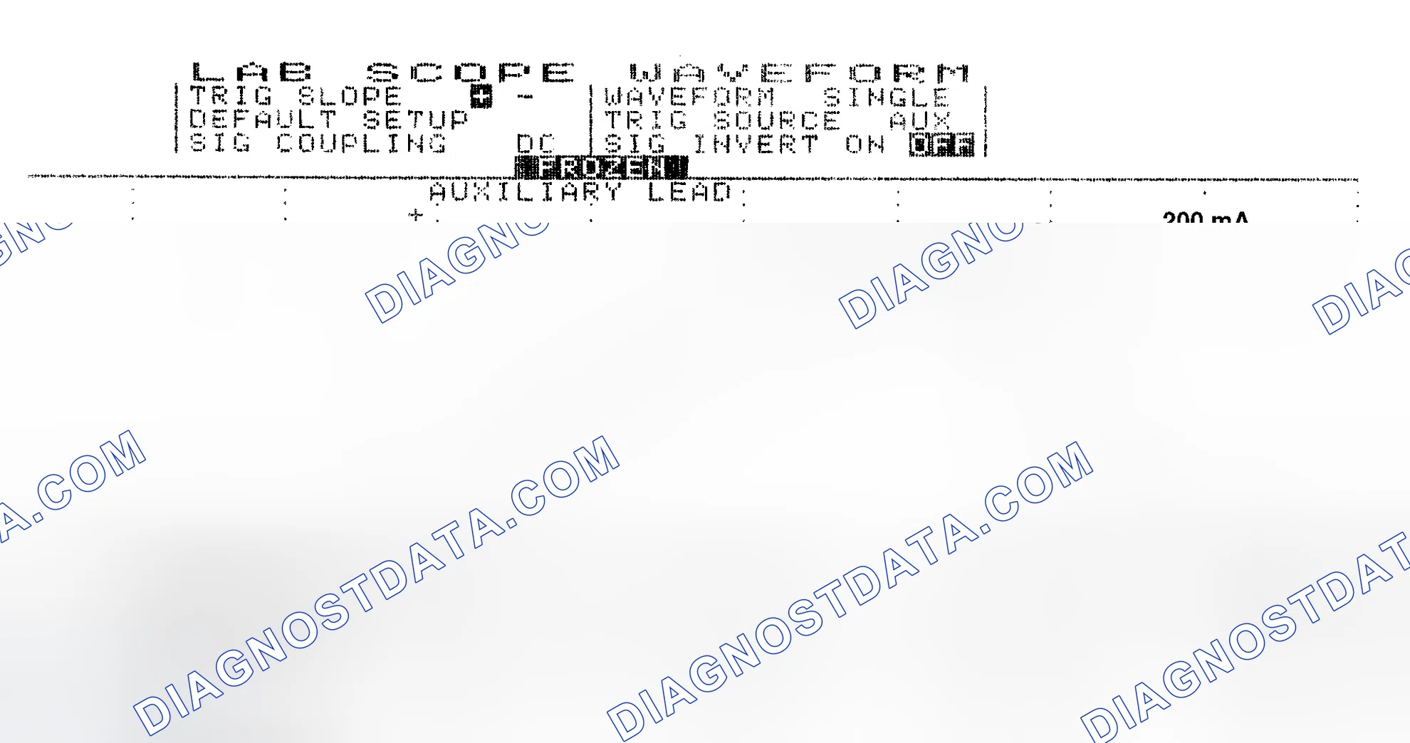 Scheme 13: Single Injector w/Normal Current Flow - Current Pattern