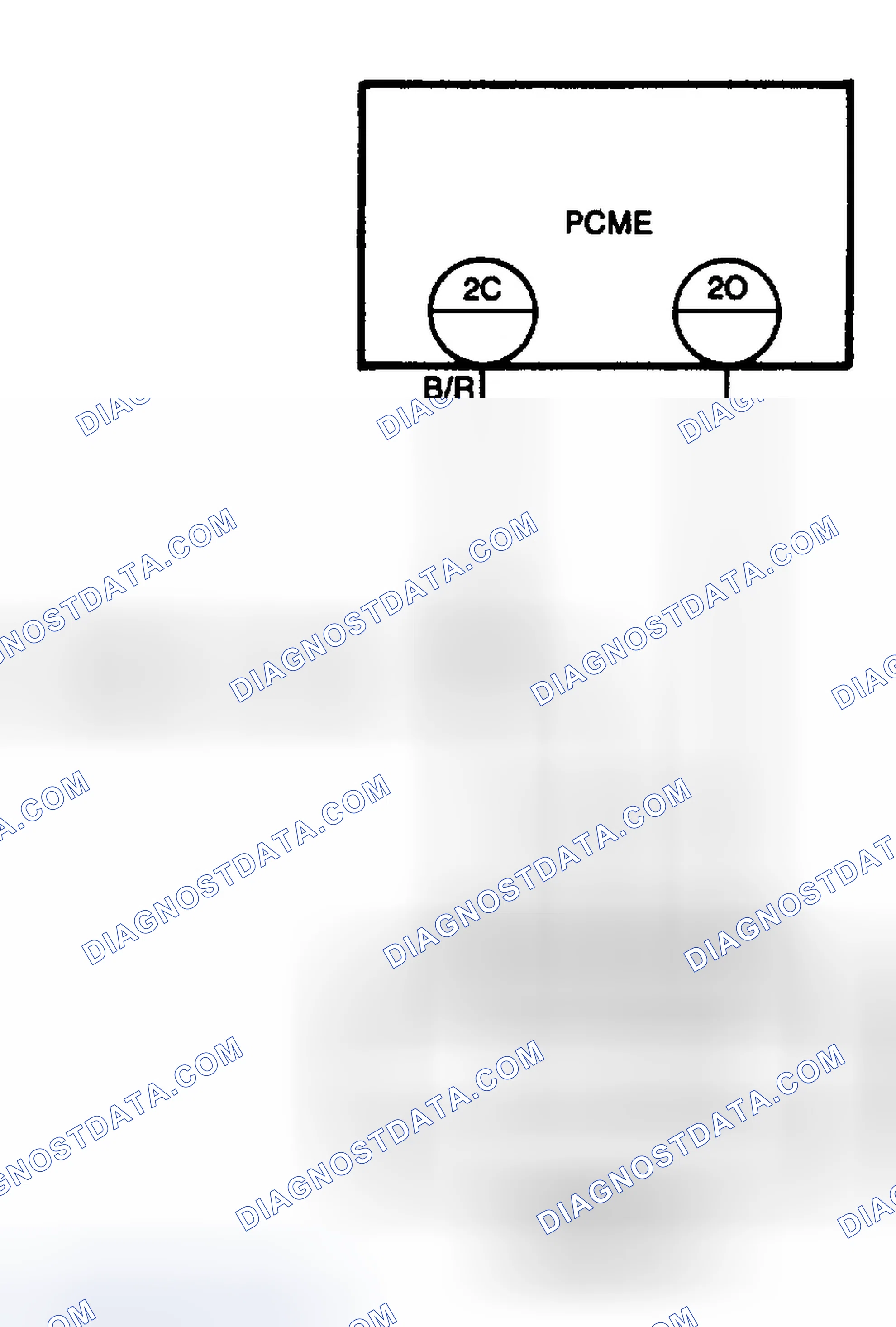 Scheme 108: Trouble Code No. 8 Schematic (Airflow Sensor)